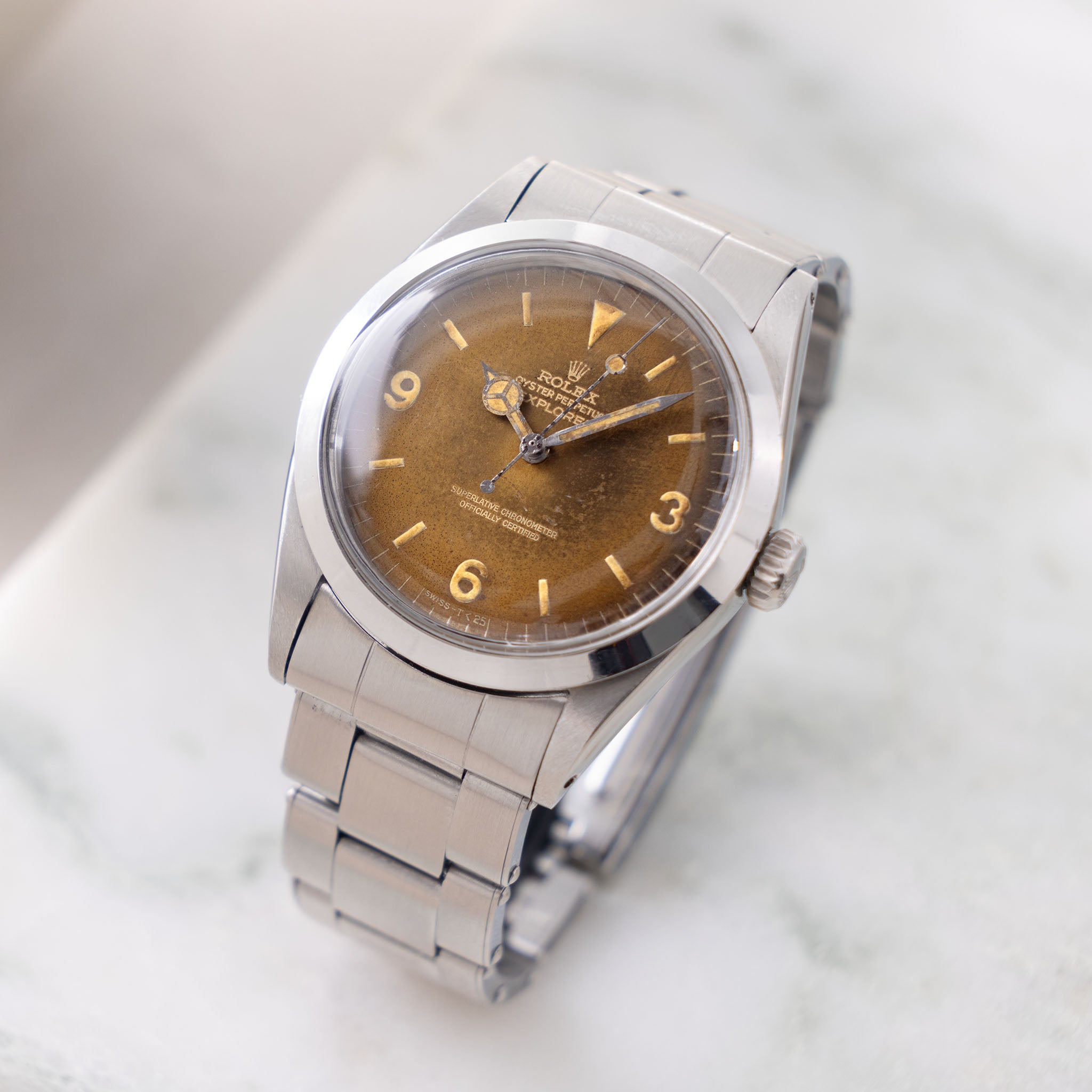 Rolex Explorer 1016 "Honey" Gilt Tropical dial