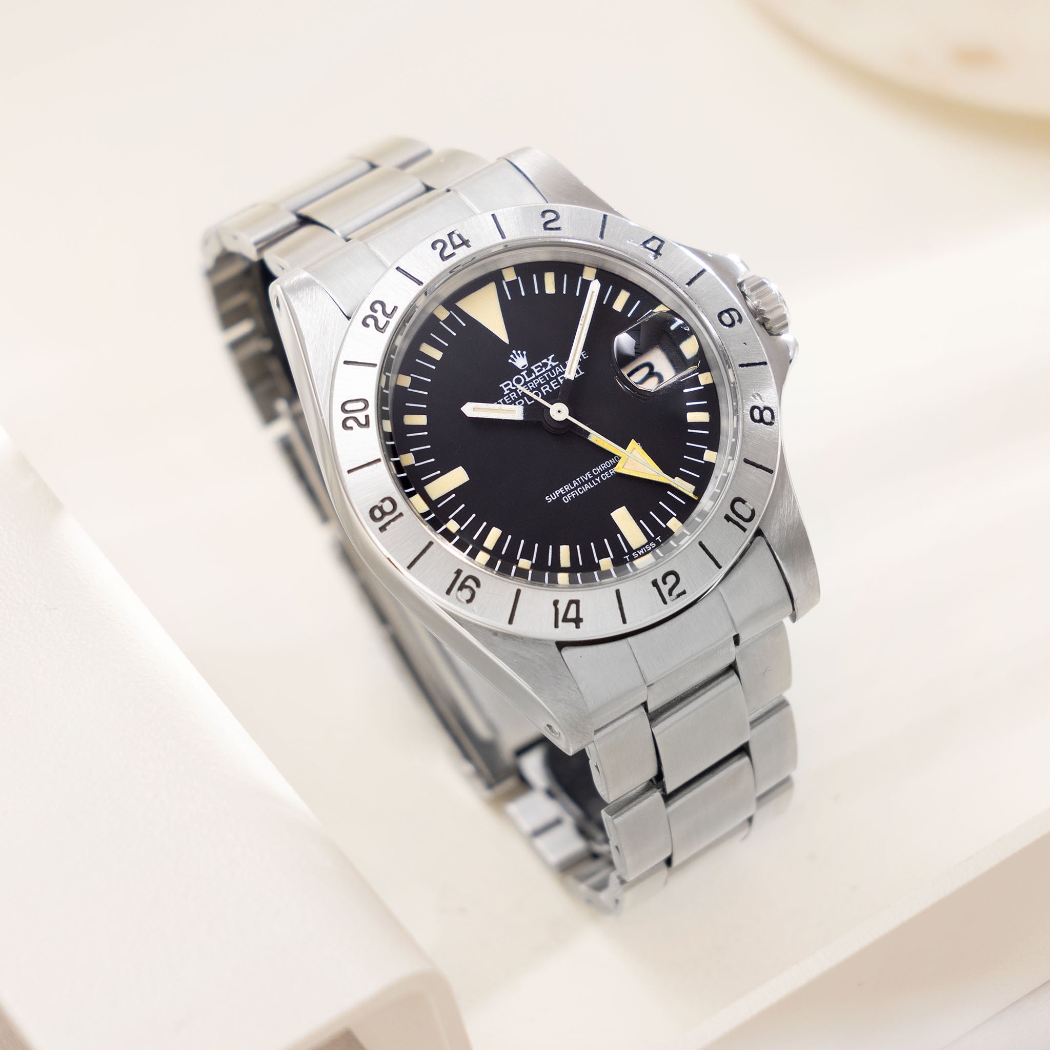 Explorer II 1655 Mk2 Frog Foot dial “Albino”