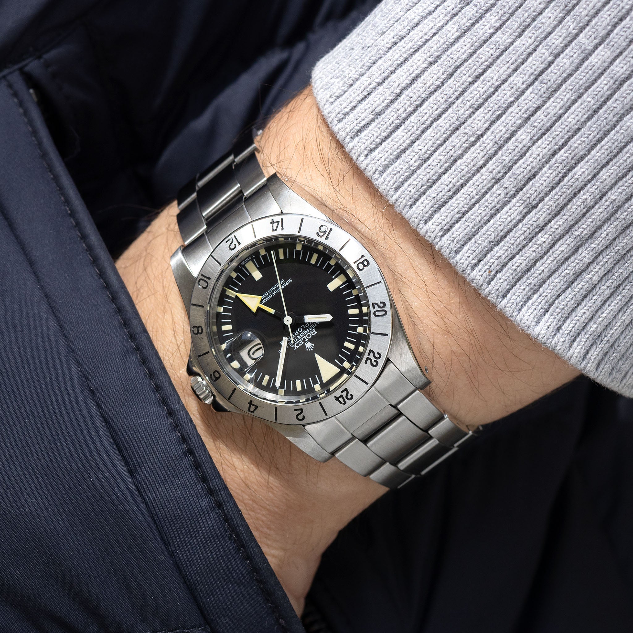 Explorer II 1655 Mk2 Frog Foot dial “Albino”