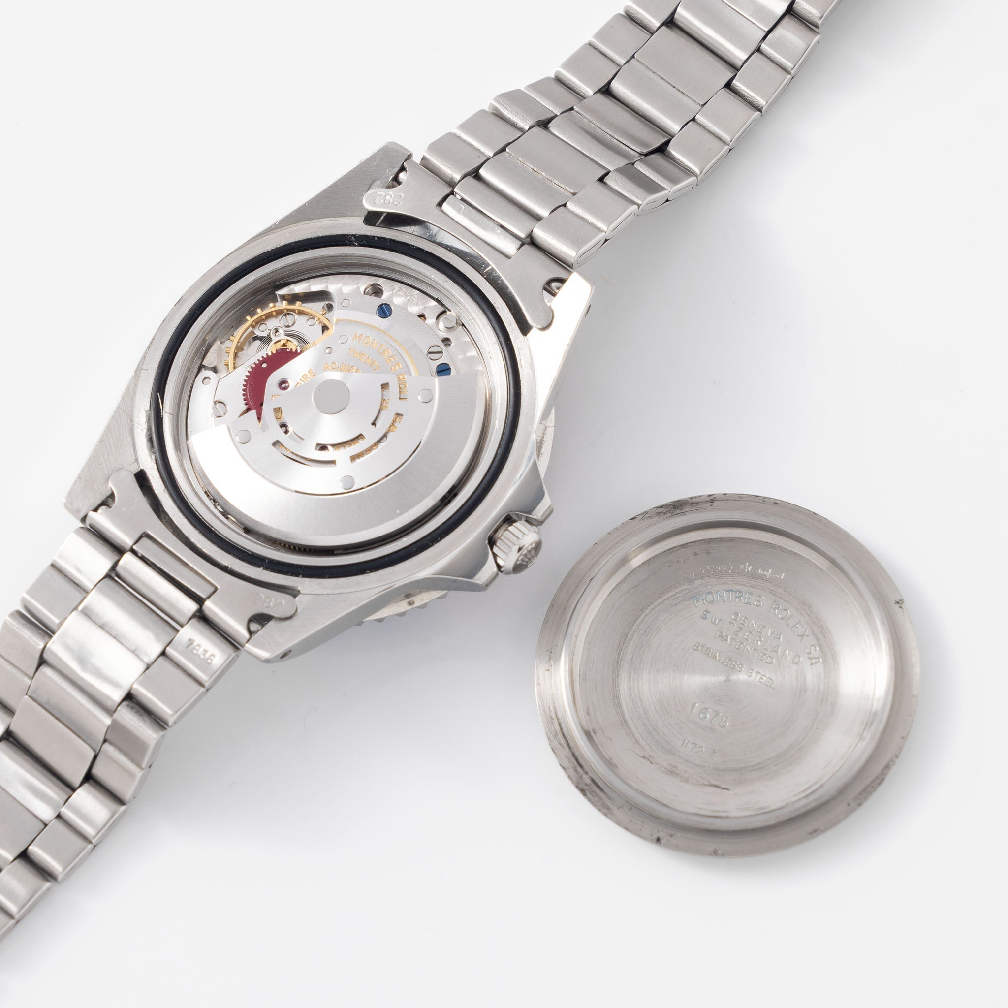 Rolex GMT-Master 1675 UAE ministry of Defence/ Quraysh Hawk logo dial with Rolex Geneva service papers