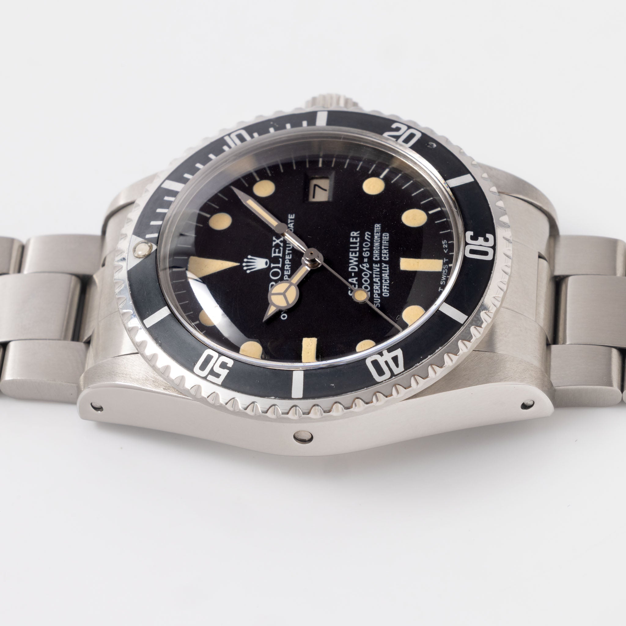 Rolex Sea-dweller ref 1665 MK2 Rail dial with Vivid Patina, Box and Service Papers