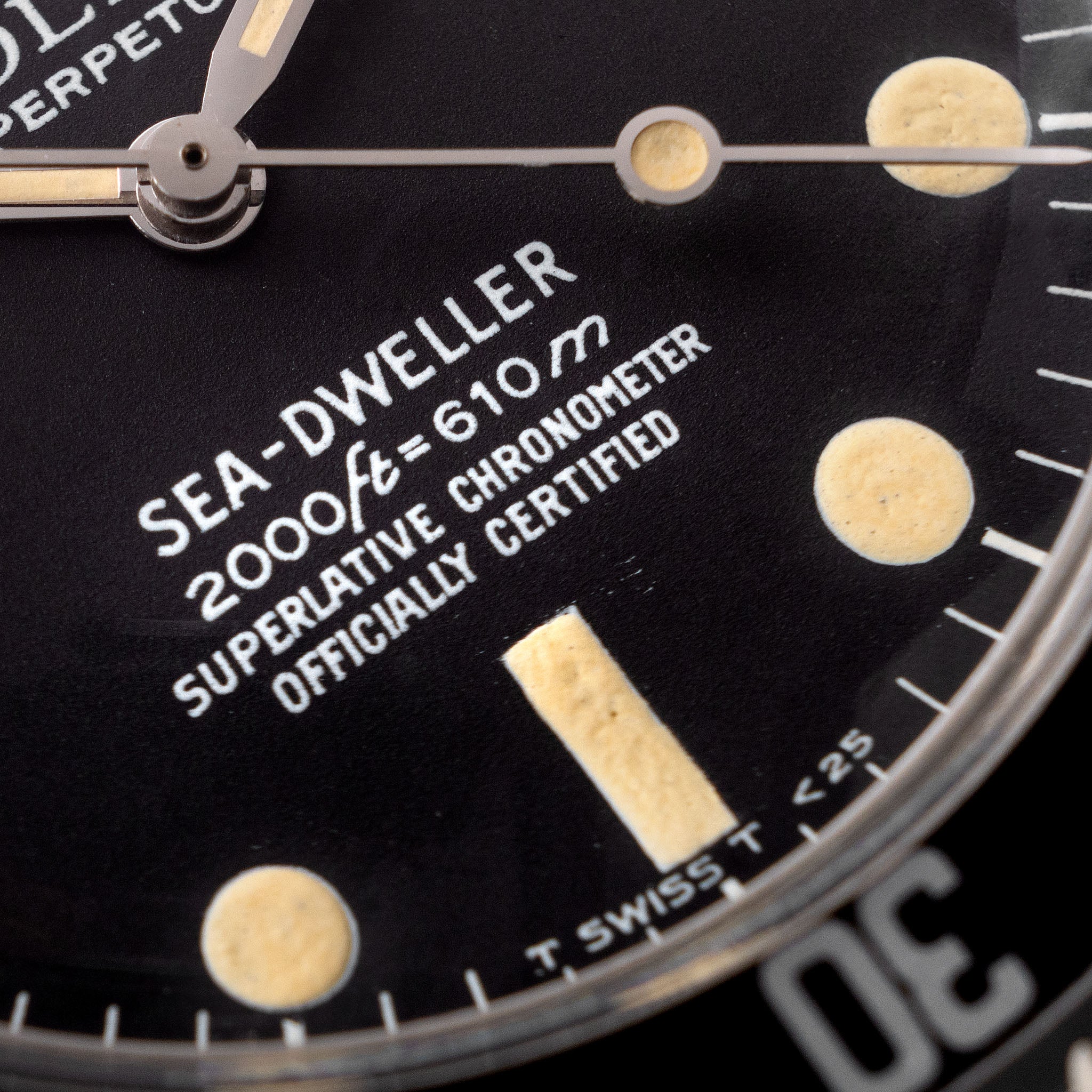 Rolex Sea-dweller ref 1665 MK2 Rail dial with Vivid Patina, Box and Service Papers