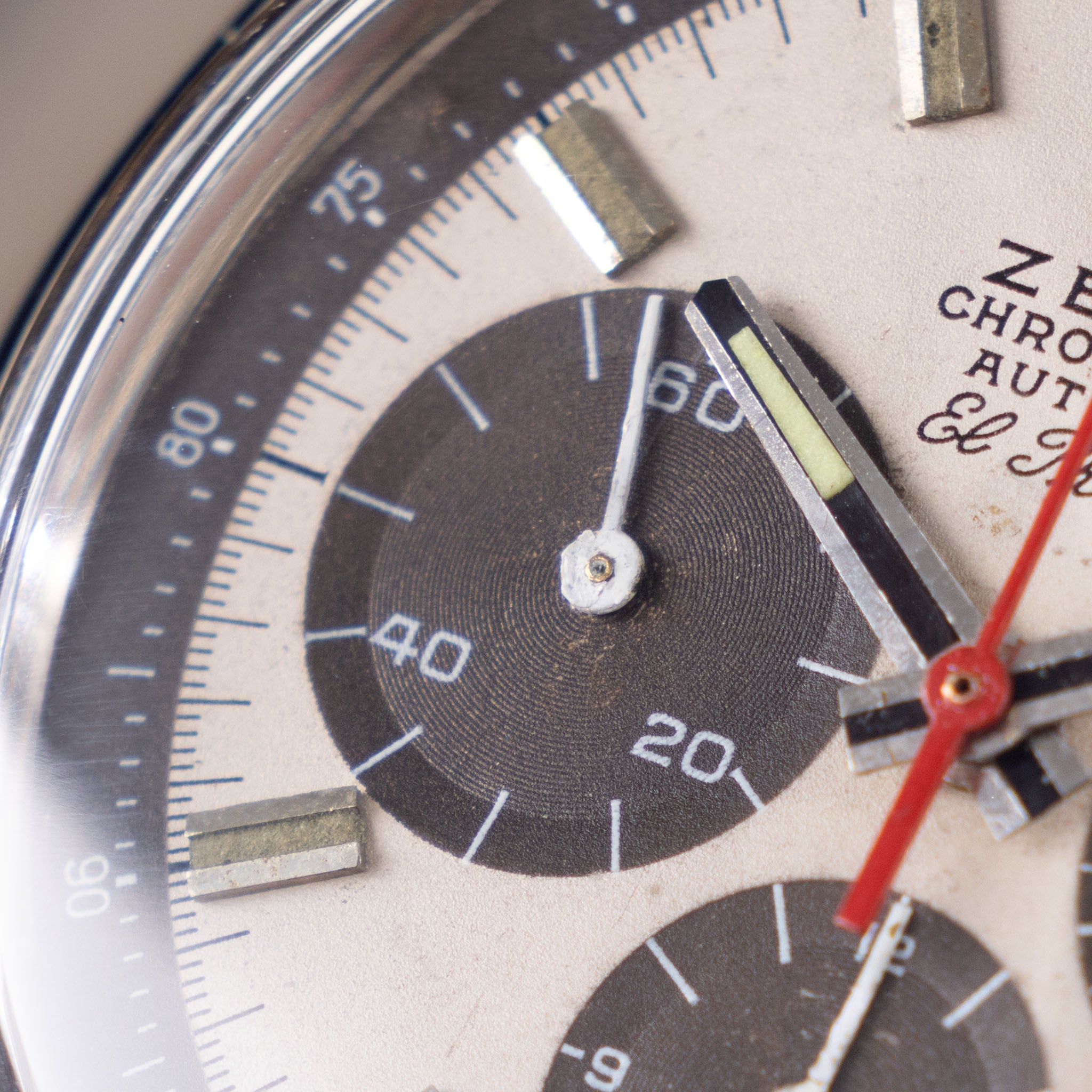 Zenith El primero A384 “Panda Tropical Dial" with Gay Frères Ladder Bracelet
