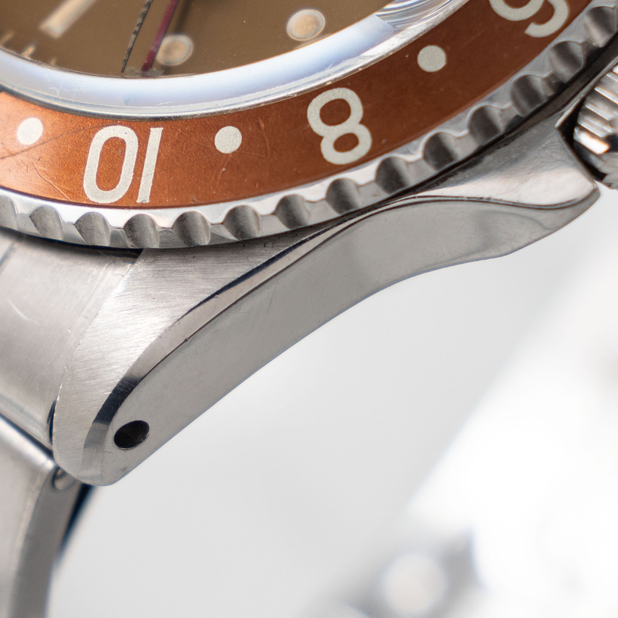 Rolex GMT-Master 1675 Caramel Tropical Gilt Chapter Ring Dial PCG Case