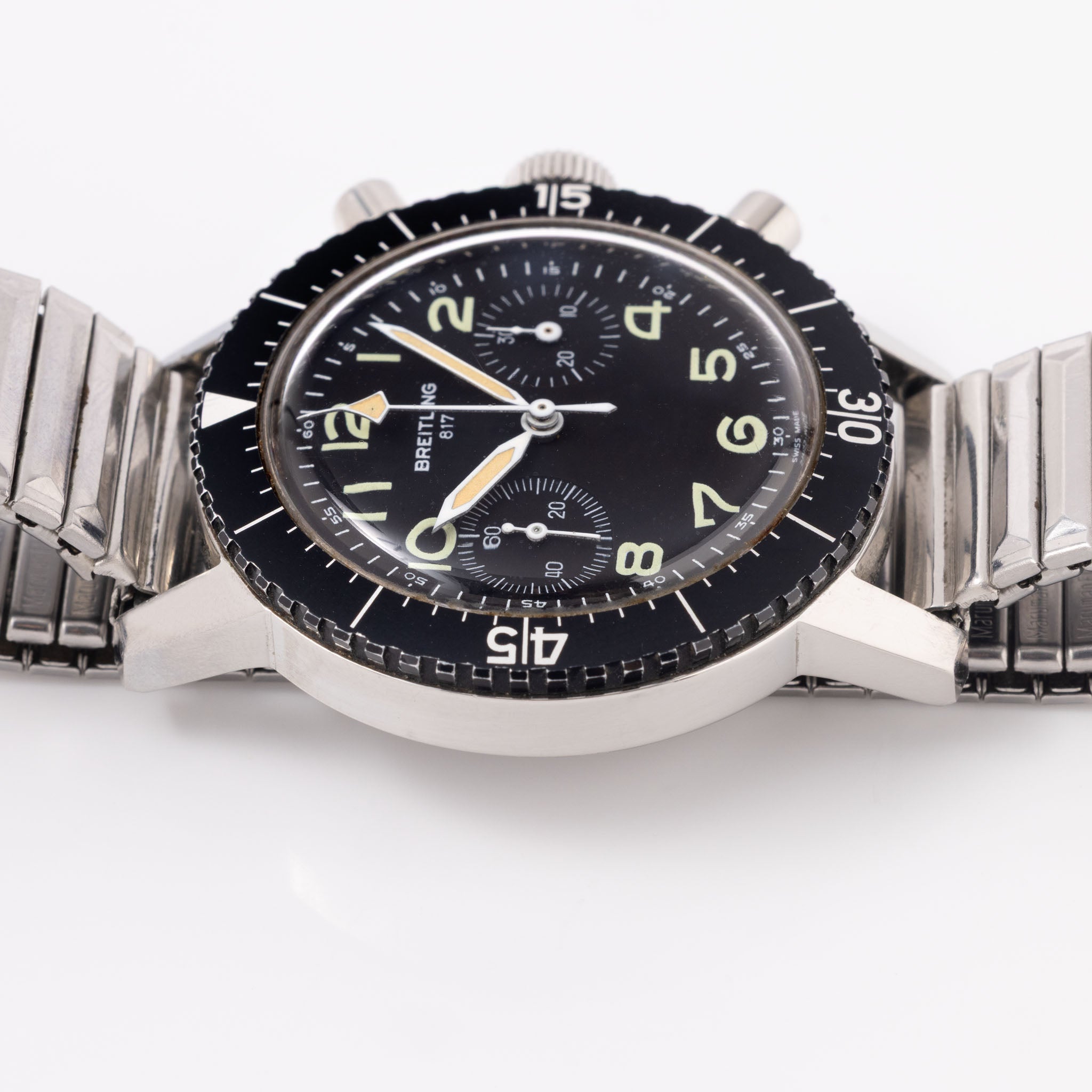 Breitling ref. 817 Italian Army Issued Chronograph with Original Box