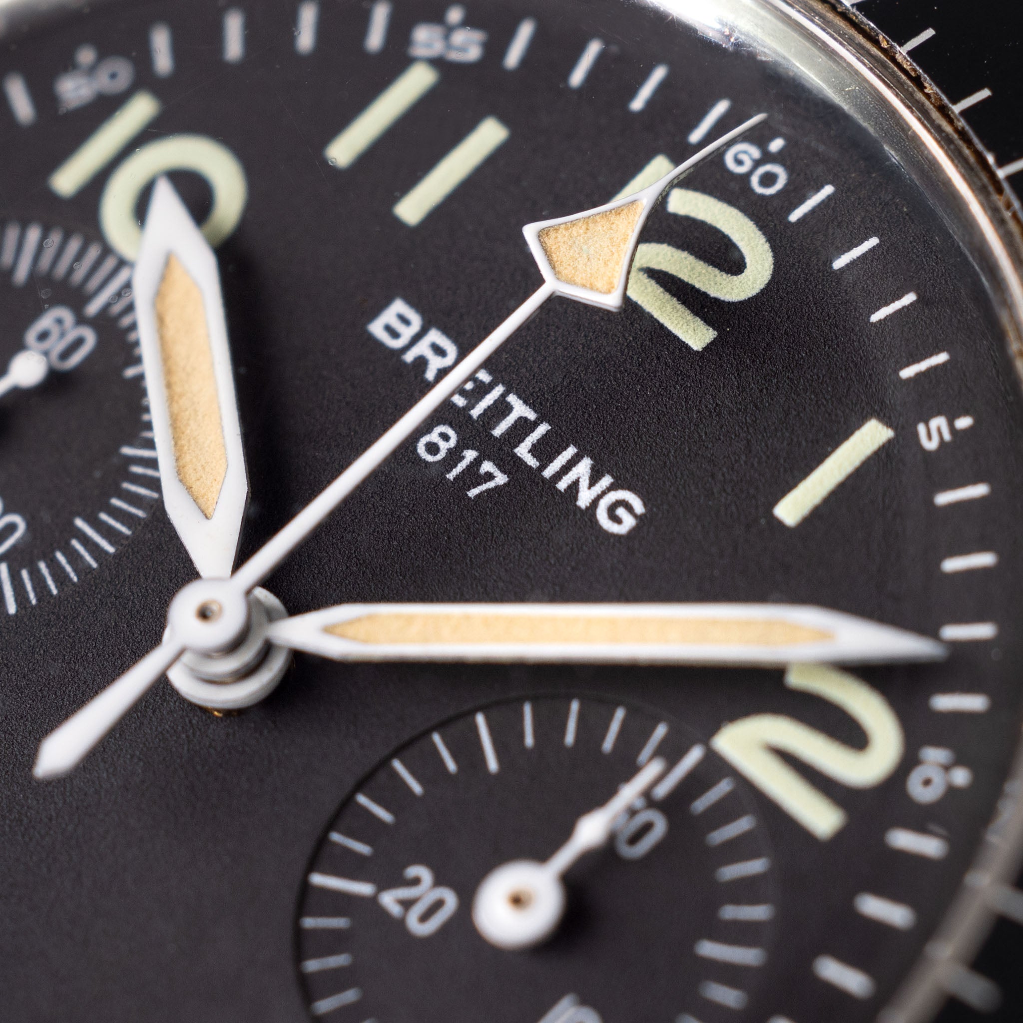 Breitling ref. 817 Italian Army Issued Chronograph with Original Box