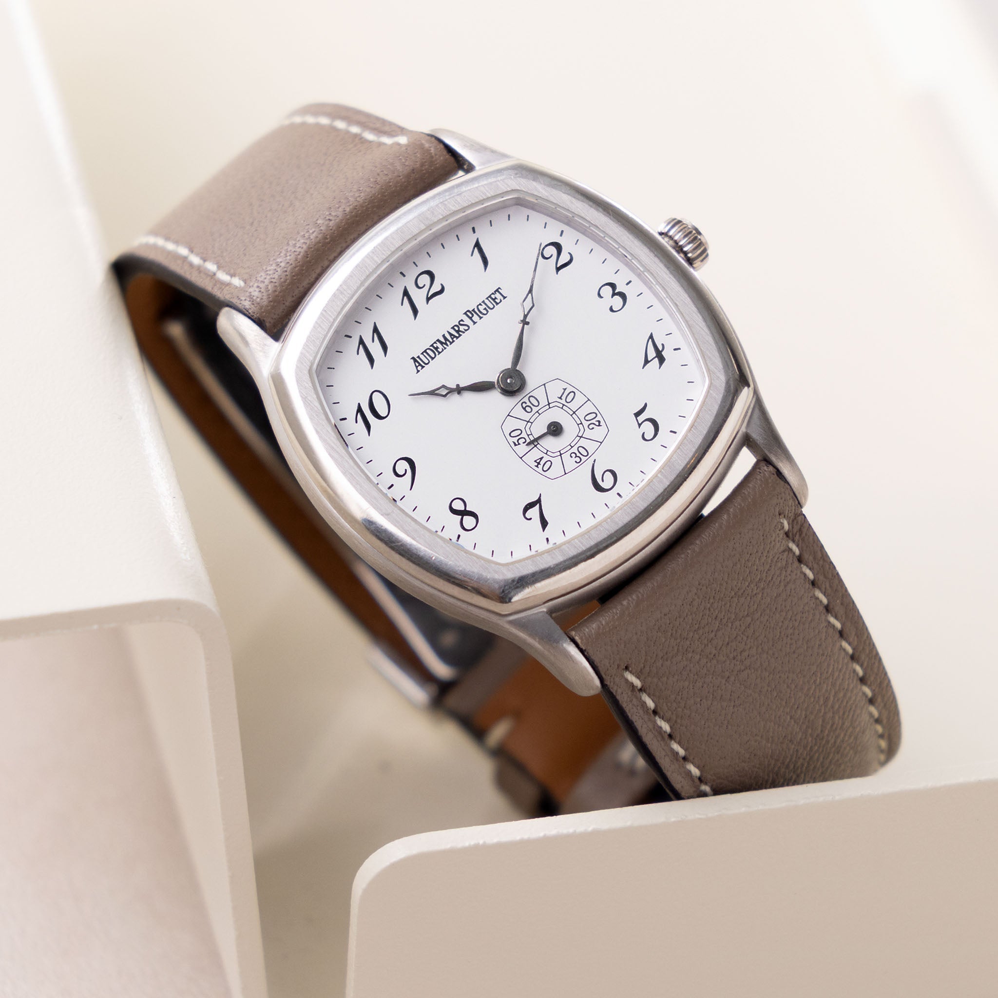 Audemars Piguet  "John Schaeffer" 14994BC White "Breguet Numerals" Dial  in 18k White Gold