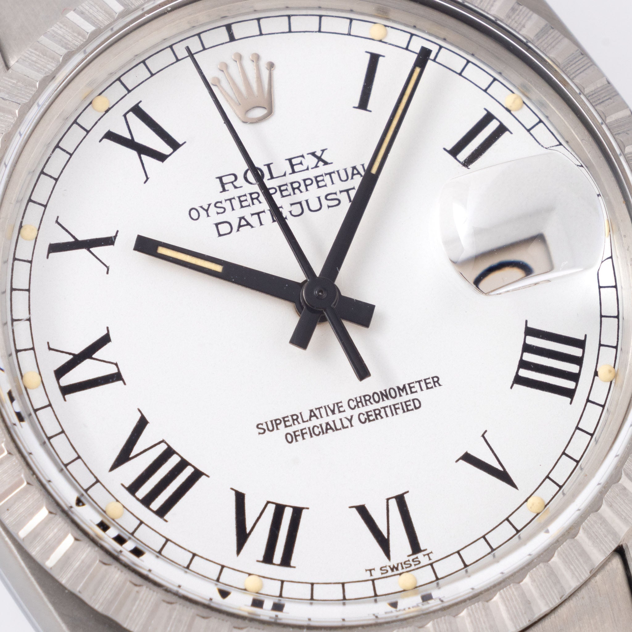 Rolex Datejust 16030 "White Buckley Dial"