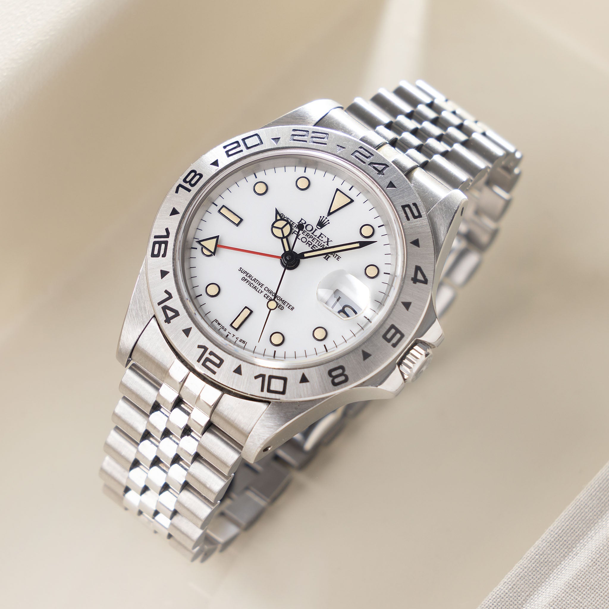 Rolex Explorer II 16550 "Warm Patina dial" with super Jubilee