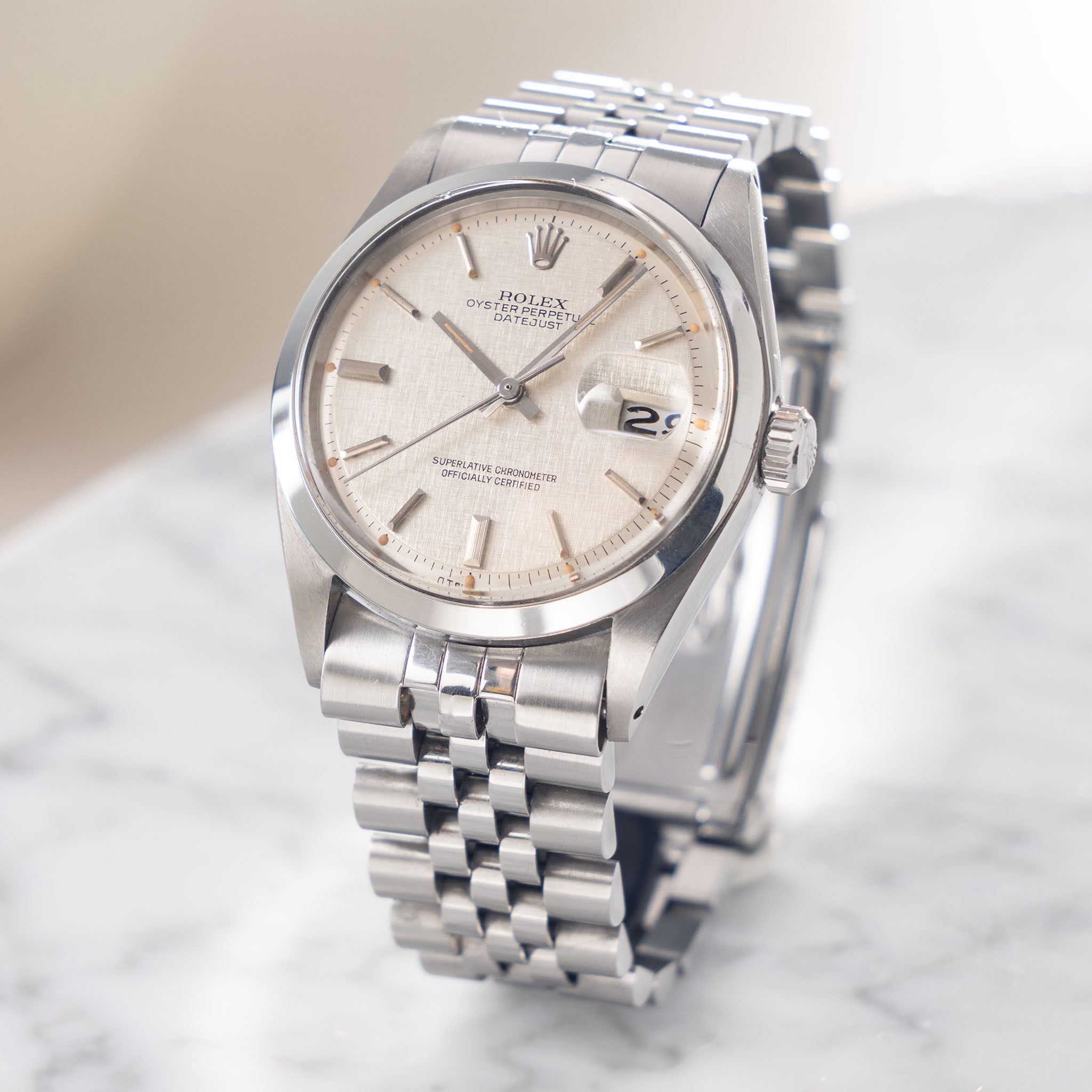 Rolex Datejust 1600 Sigma Linen Dial