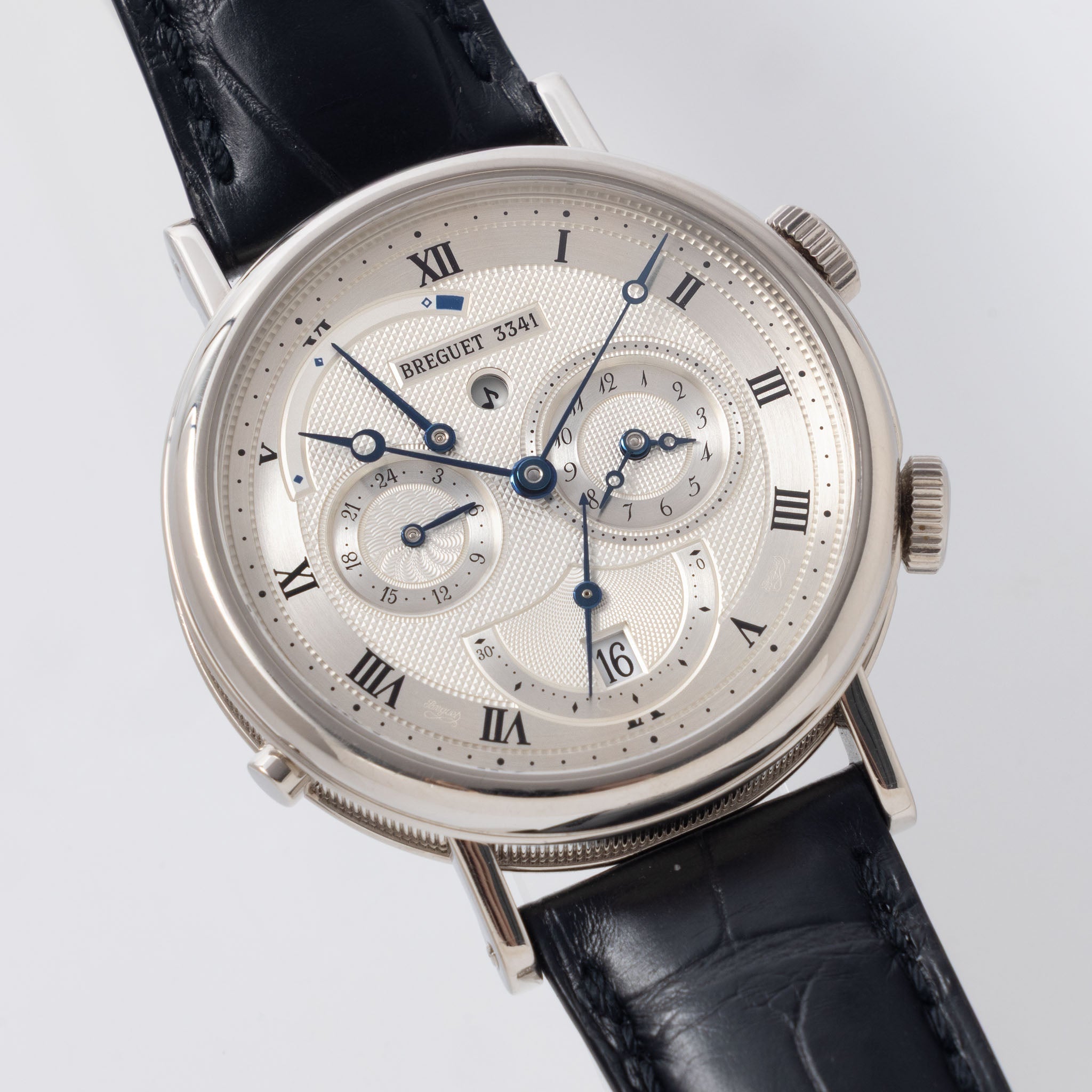 Breguet Reveil Du Tsar Le Classique Silver Guilloché Dial in 18k White Gold ref. 5707
