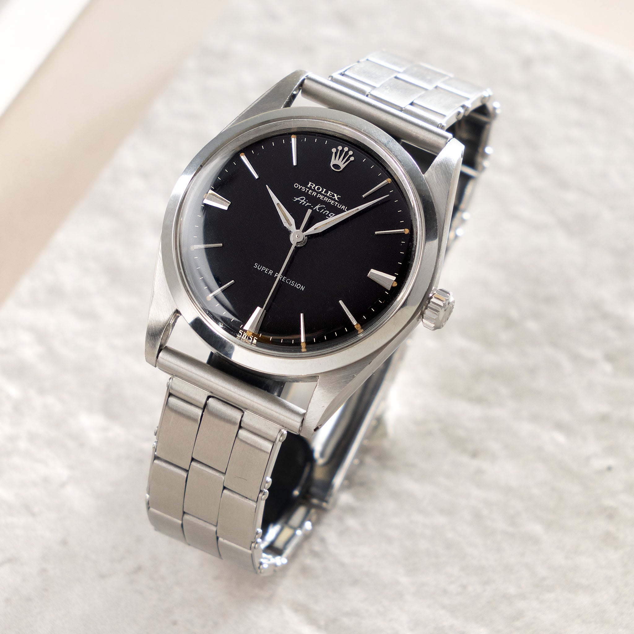 Rolex Air-King 5504 Swiss Only Gilt Dial