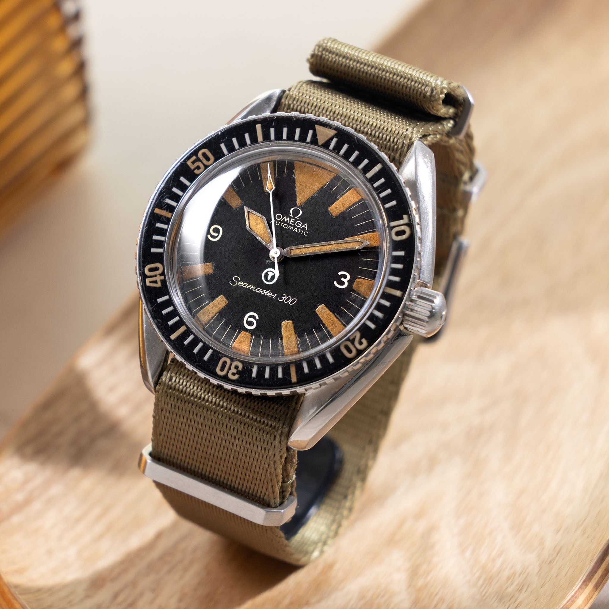 Omega Seamaster 300 British Royal Navy issued ref. 165.024 Mil Spec Circle-T Dial