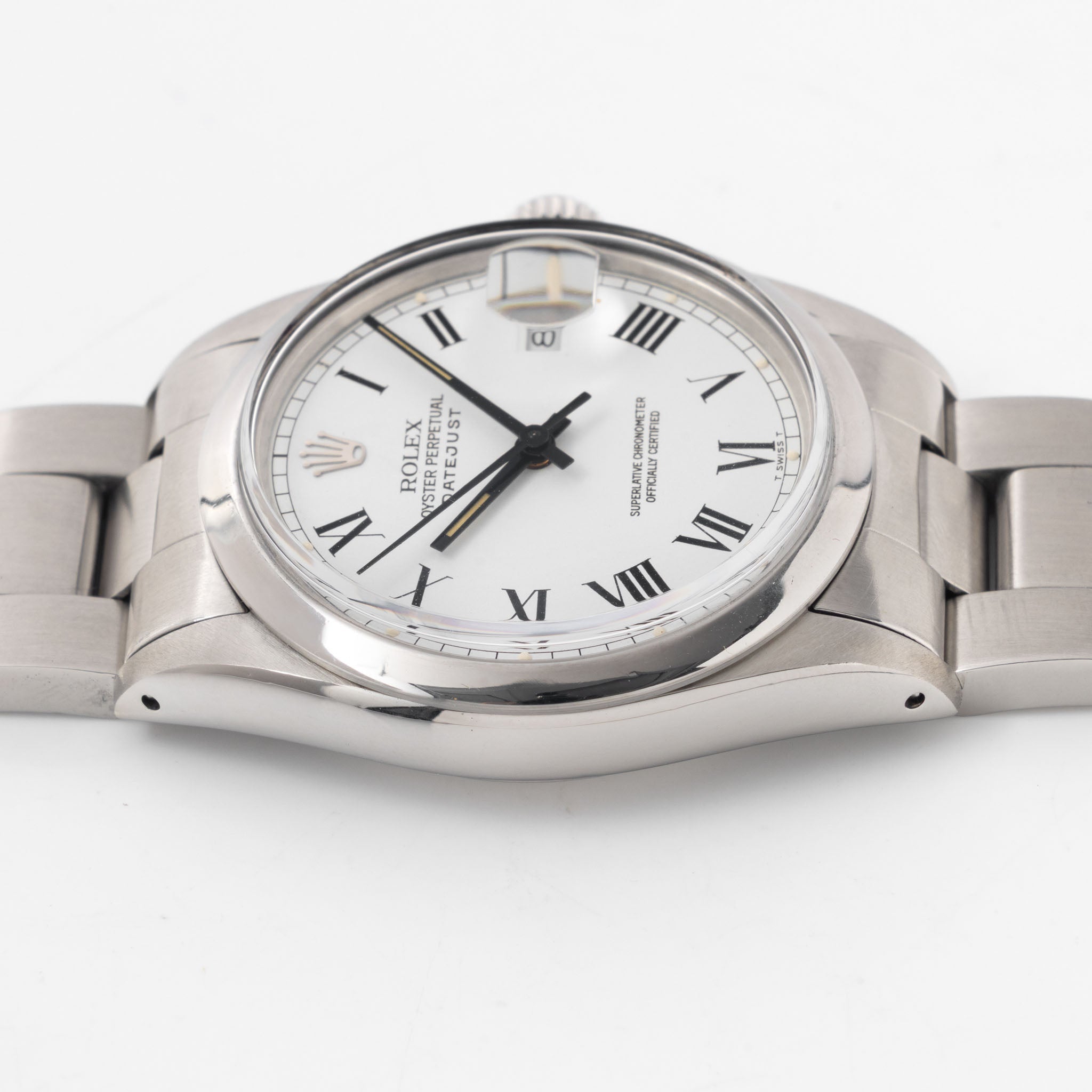 Rolex Datejust 1600 White Buckley Dial