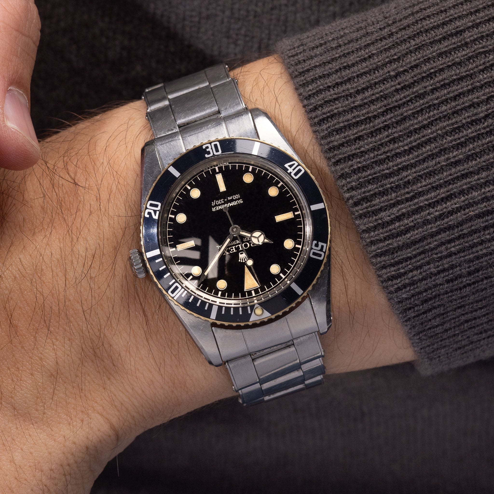 Rolex Submariner Small Crown ref. 5508 T<25 Gilt Dial