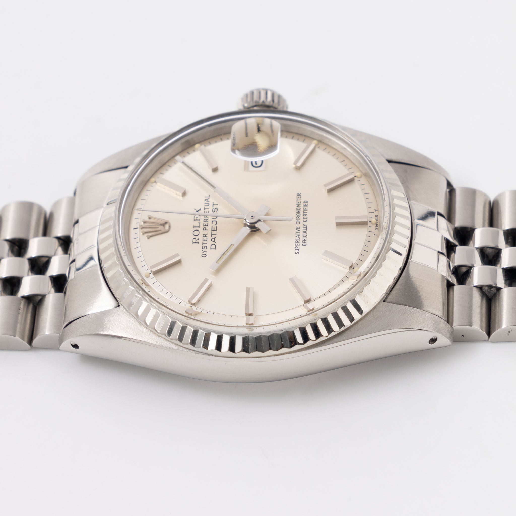 Rolex Datejust Silver dial ref 1601