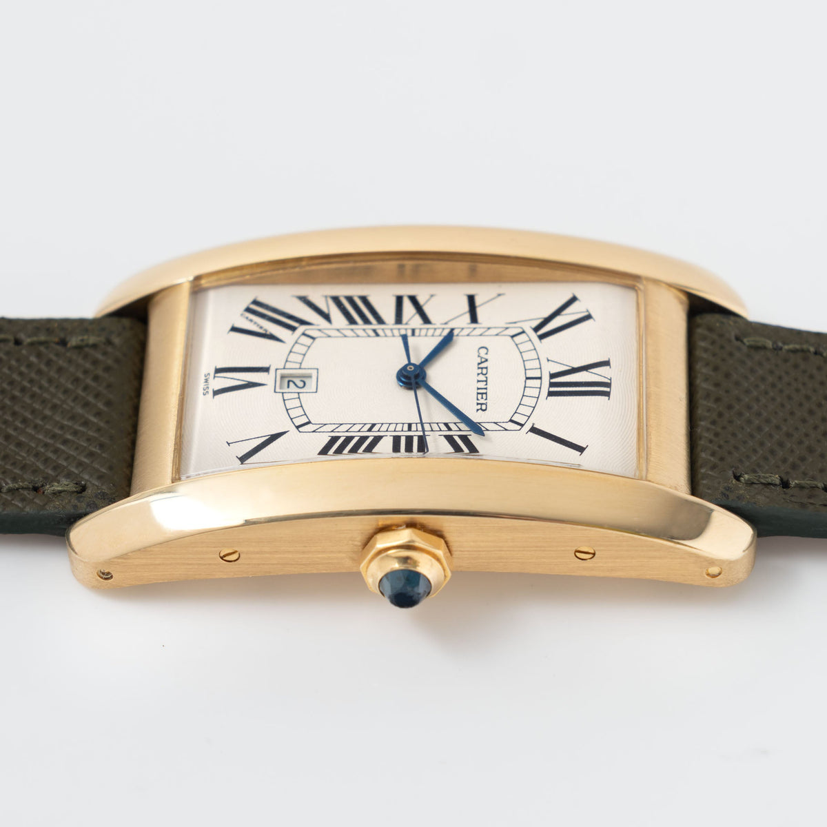 Cartier Tank Américaine Automatique in 18 k yellow gold ref 1740 