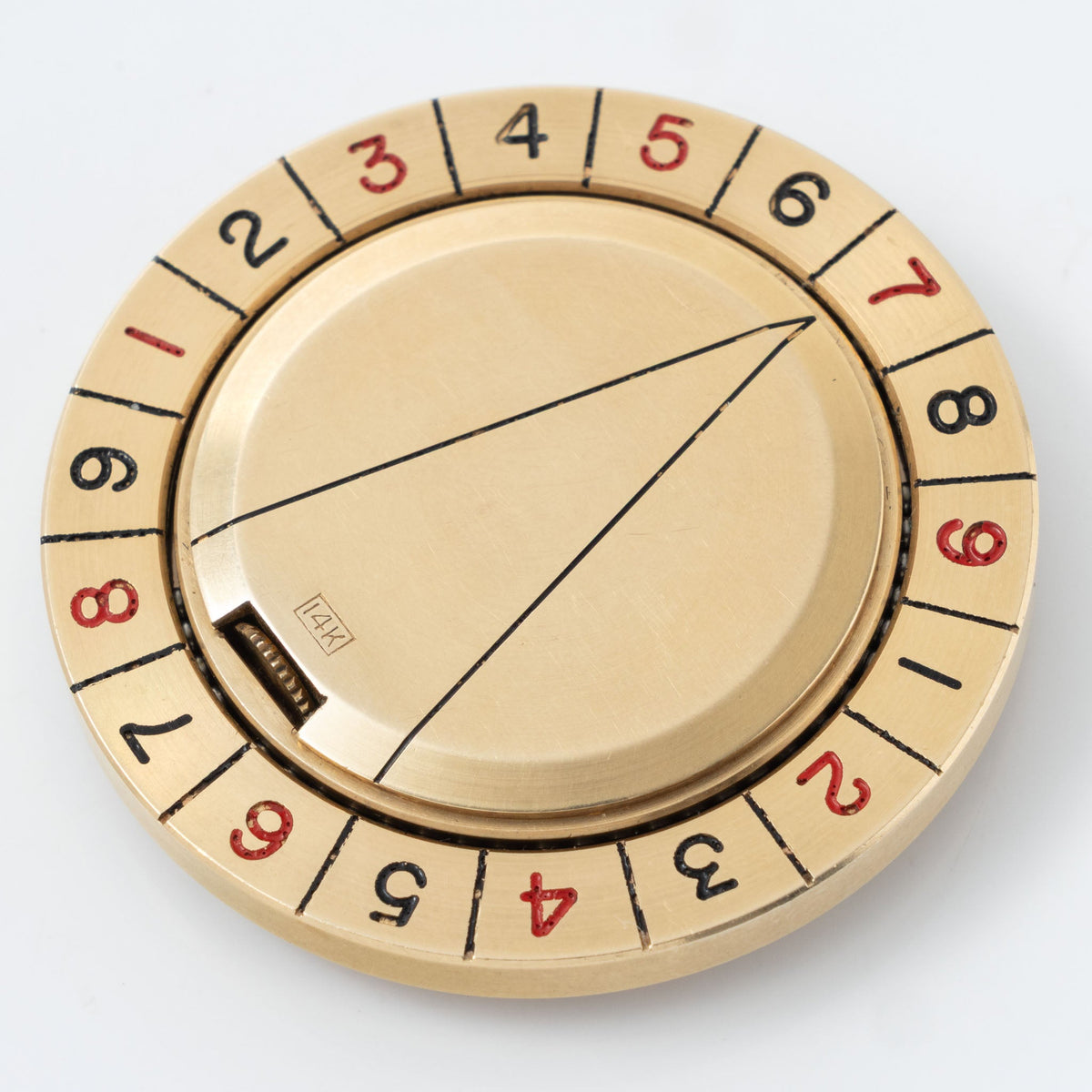 Longines Roulette Pocket Watch in 14k Yellow Gold 