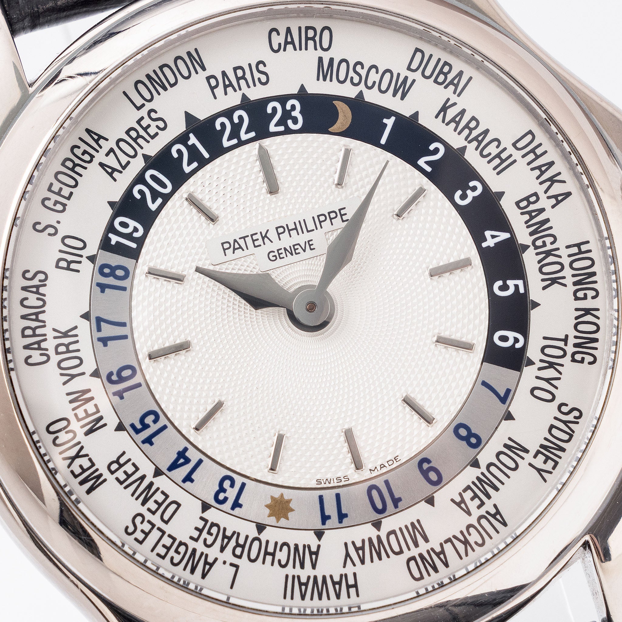 Patek Philippe World Time 5110G in 18k White Gold with Extract from the Archives