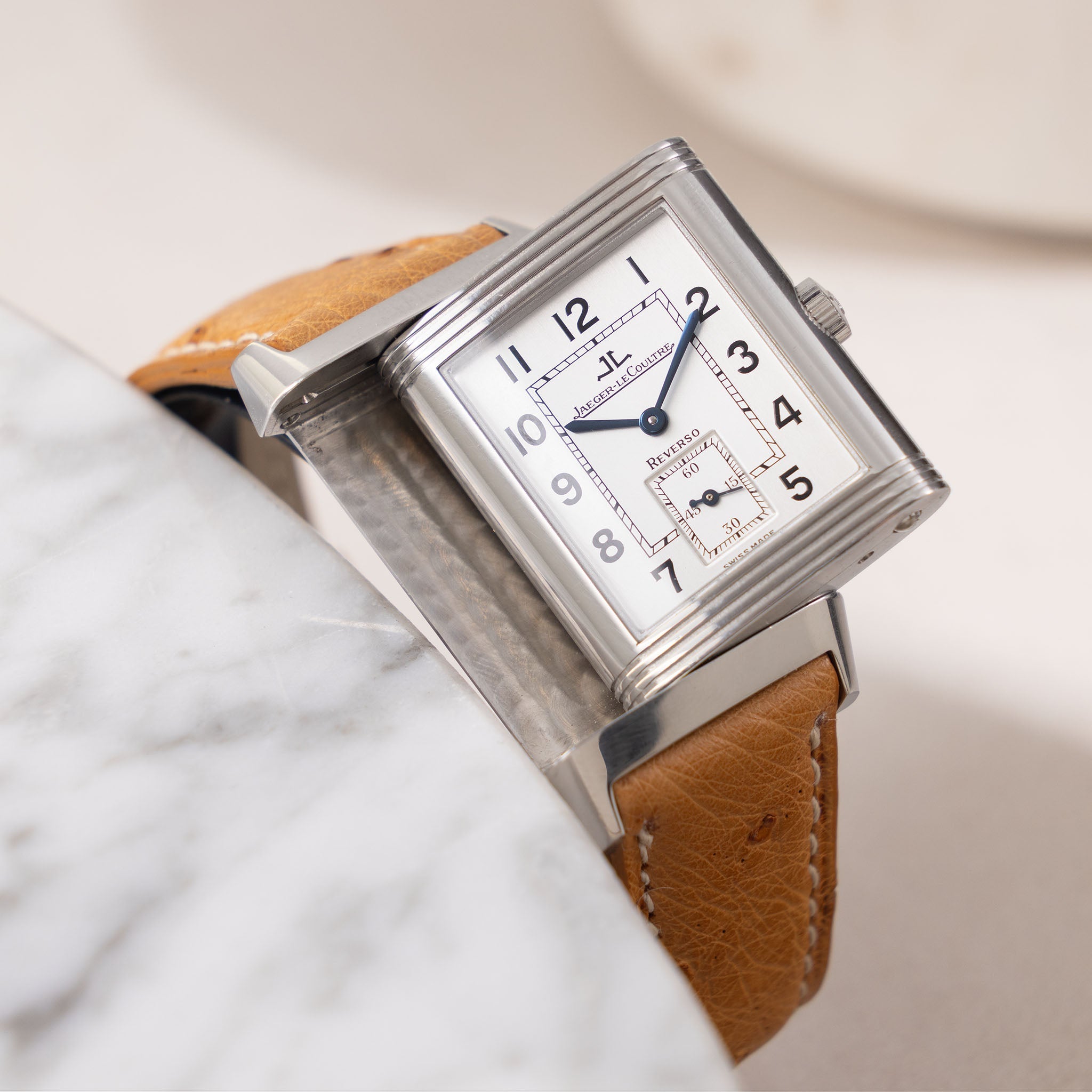 Jaeger Lecoultre Reverso Grande Taille Silver dial ref 270.8.62