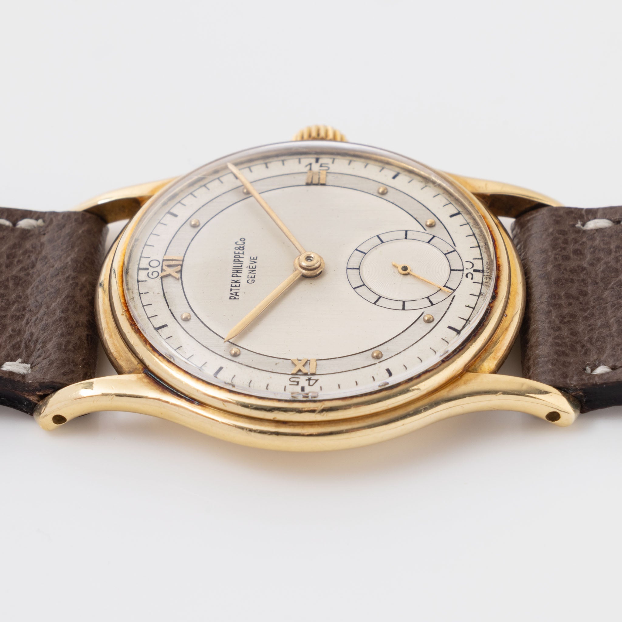 Patek Philippe Calatrava Two-Tone Dial ref. 1527 in 18k Yellow Gold