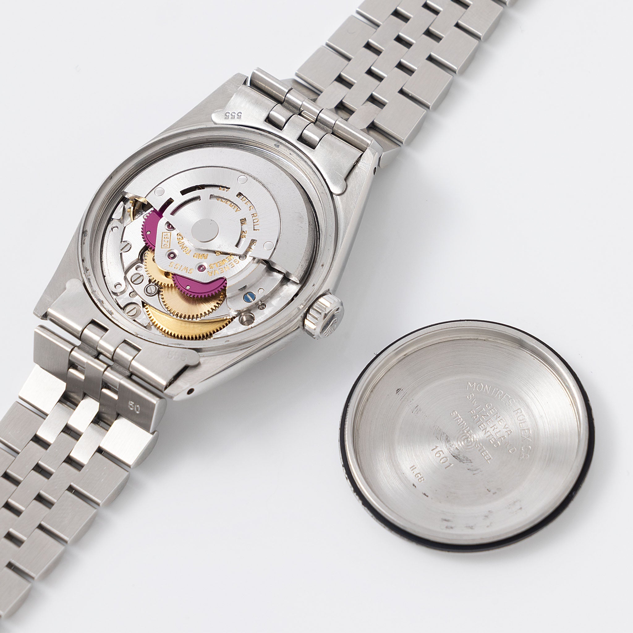 Rolex Datejust 1601 Tropical Gloss Dial Silver Print 