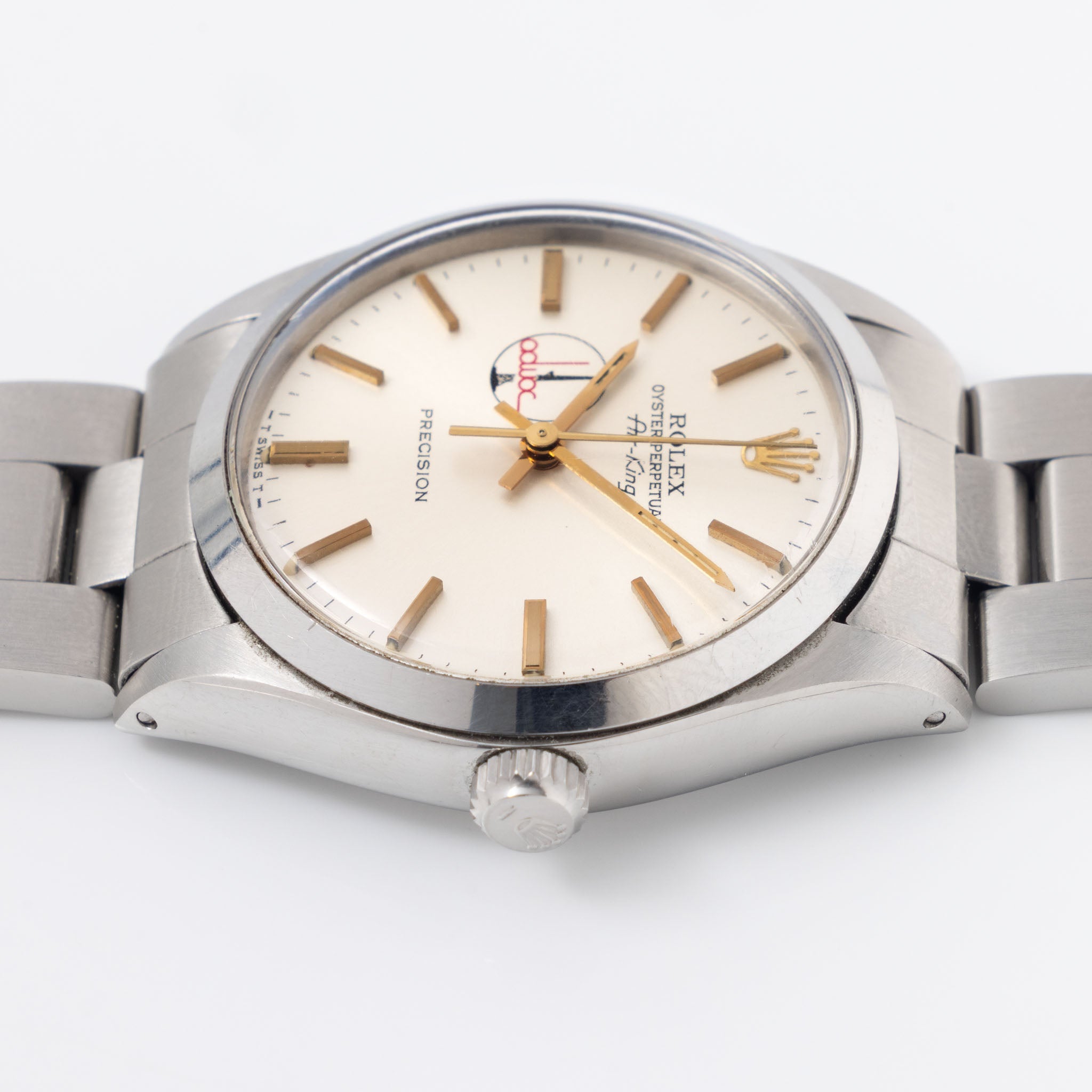 Rolex Air-King 5500 Silver ADWOC Logo Dial