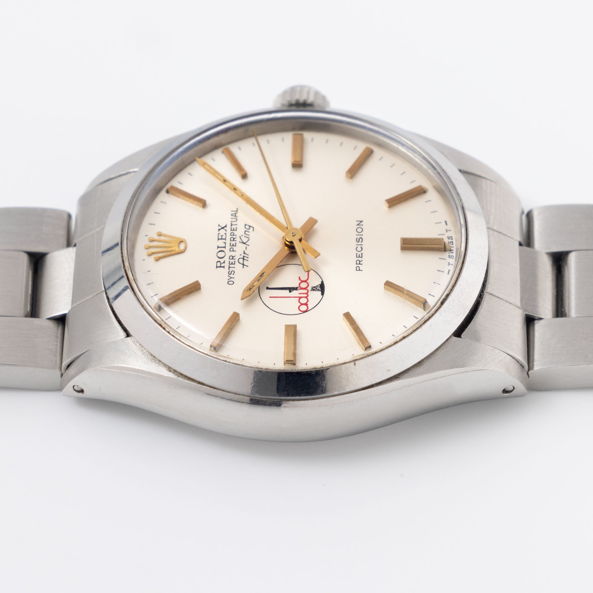 Rolex Air-King 5500 Silver ADWOC Logo Dial