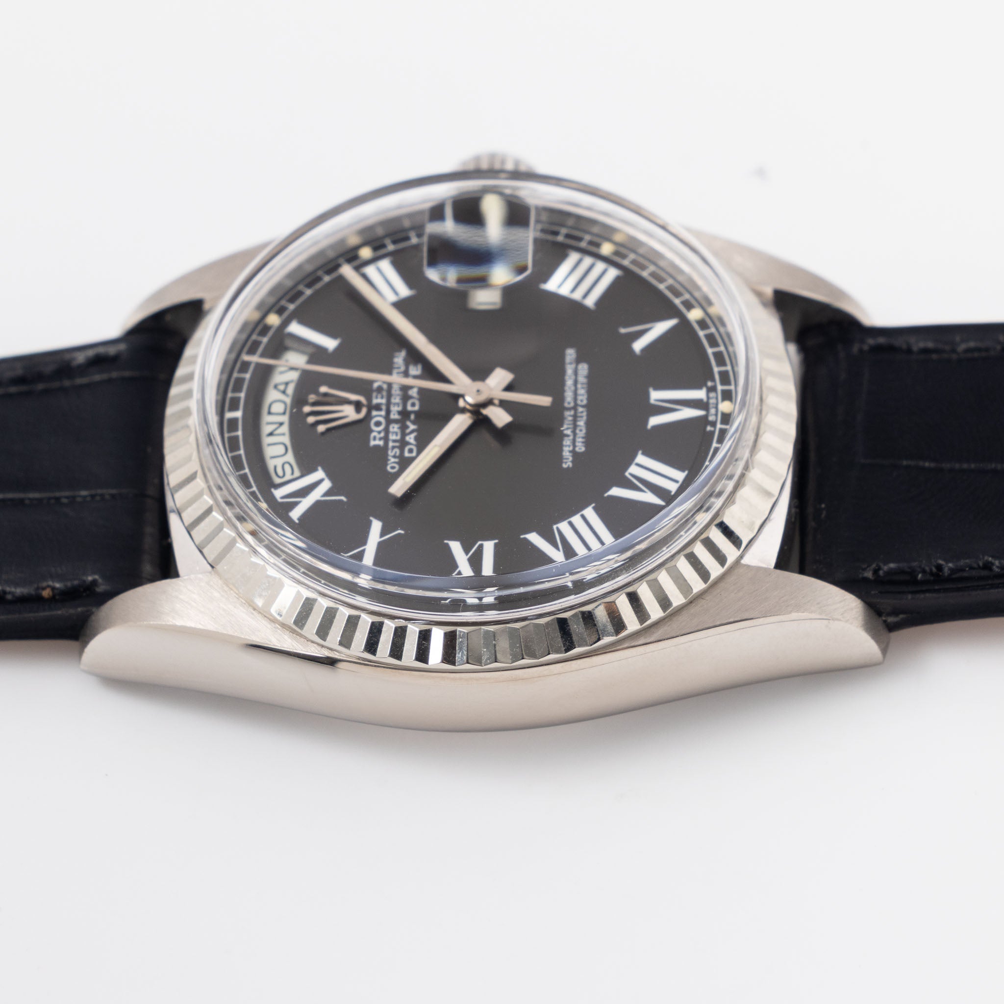 Rolex Day-Date 1803/9 Dark Grey Buckley Dial with Papers and Invoice