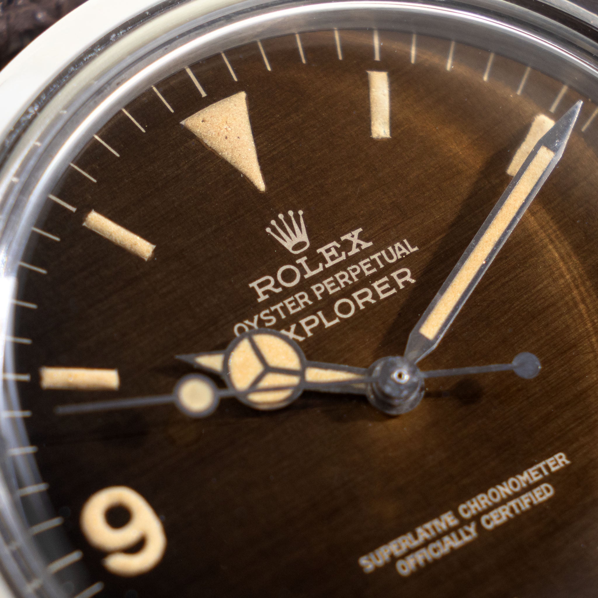 Rolex Explorer 1016 Tropical Gilt Dial