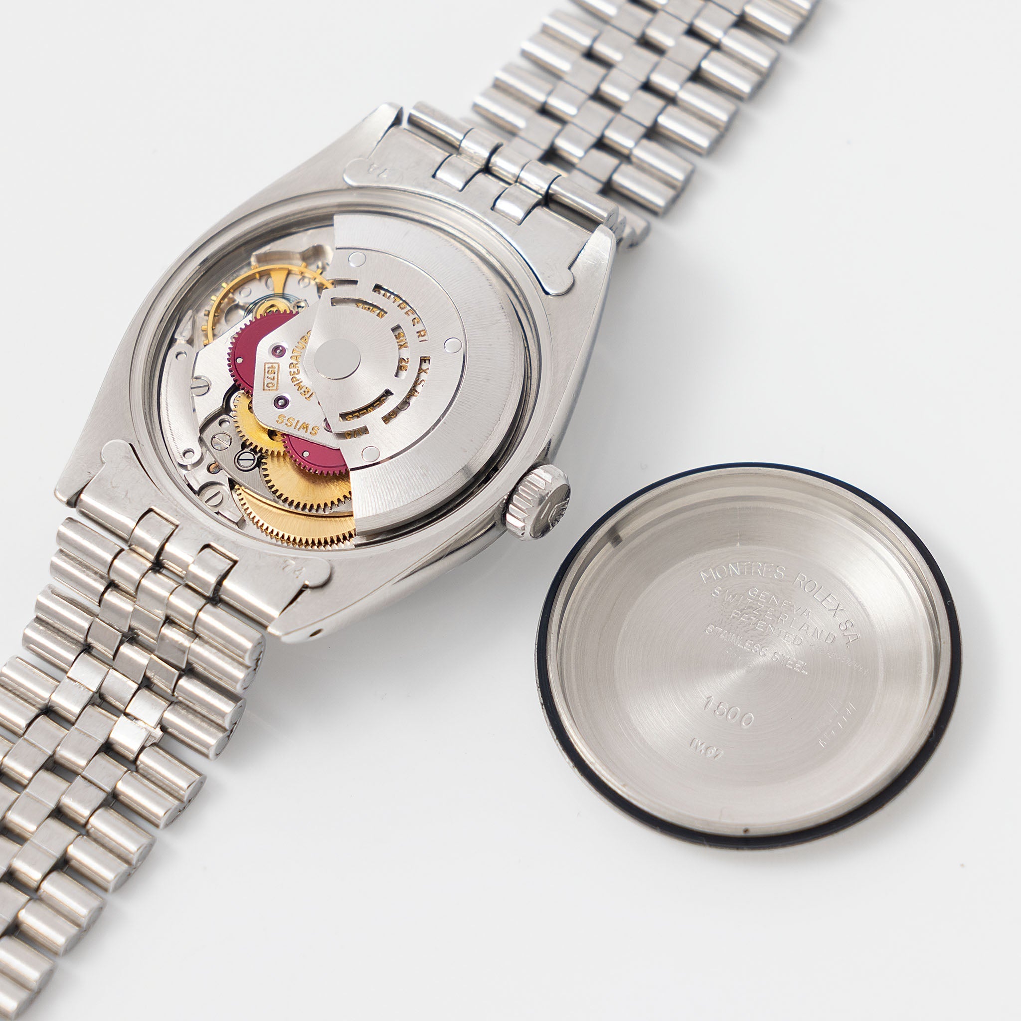 Rolex Oyster Perpetual Date Blue Camo Dial ref 1500