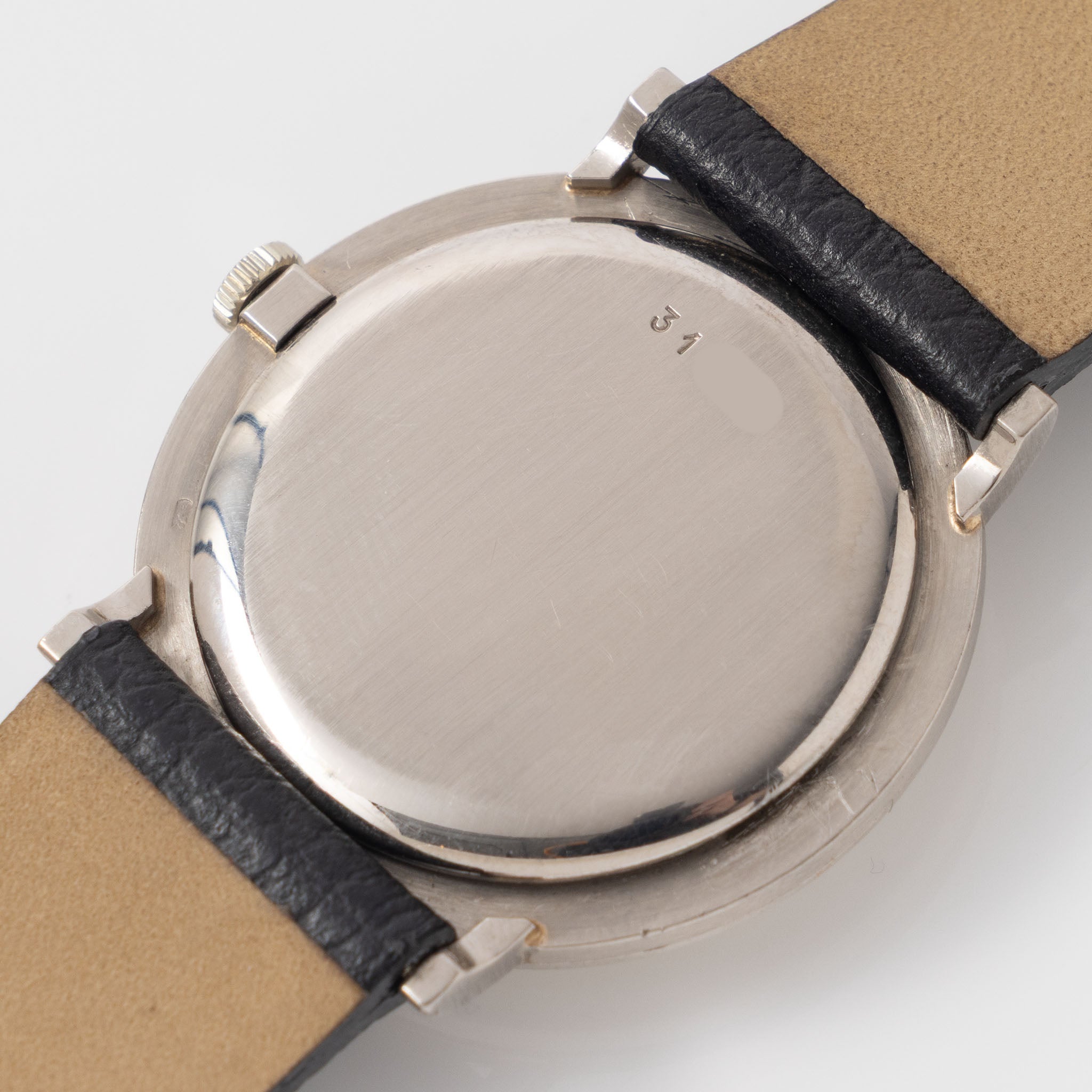 Audemars Piguet Ultra Thin Dress Watch in 18kt White Gold Silver Diamond Markers Dial