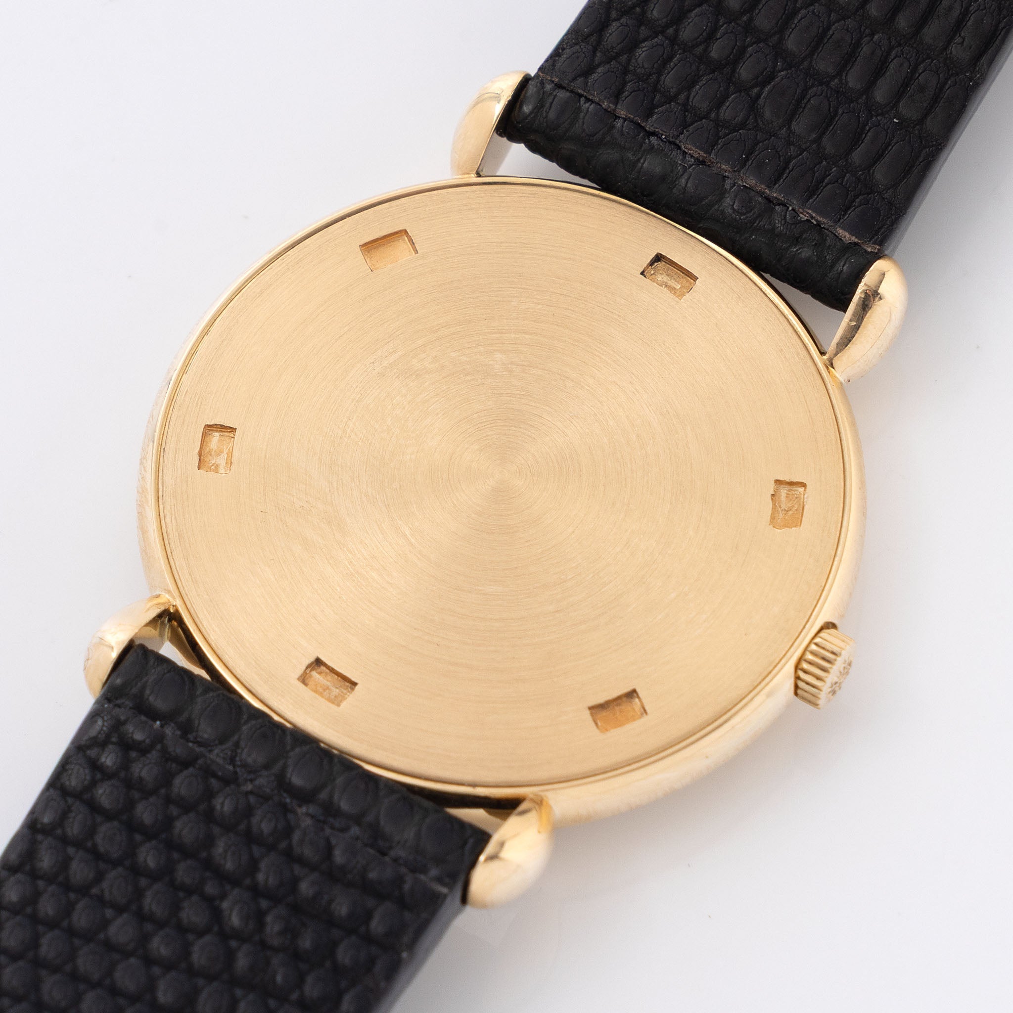 Patek Philippe Calatrava 3820J Silver Breguet Dial Tear Drop Lugs in 18k Yellow Gold