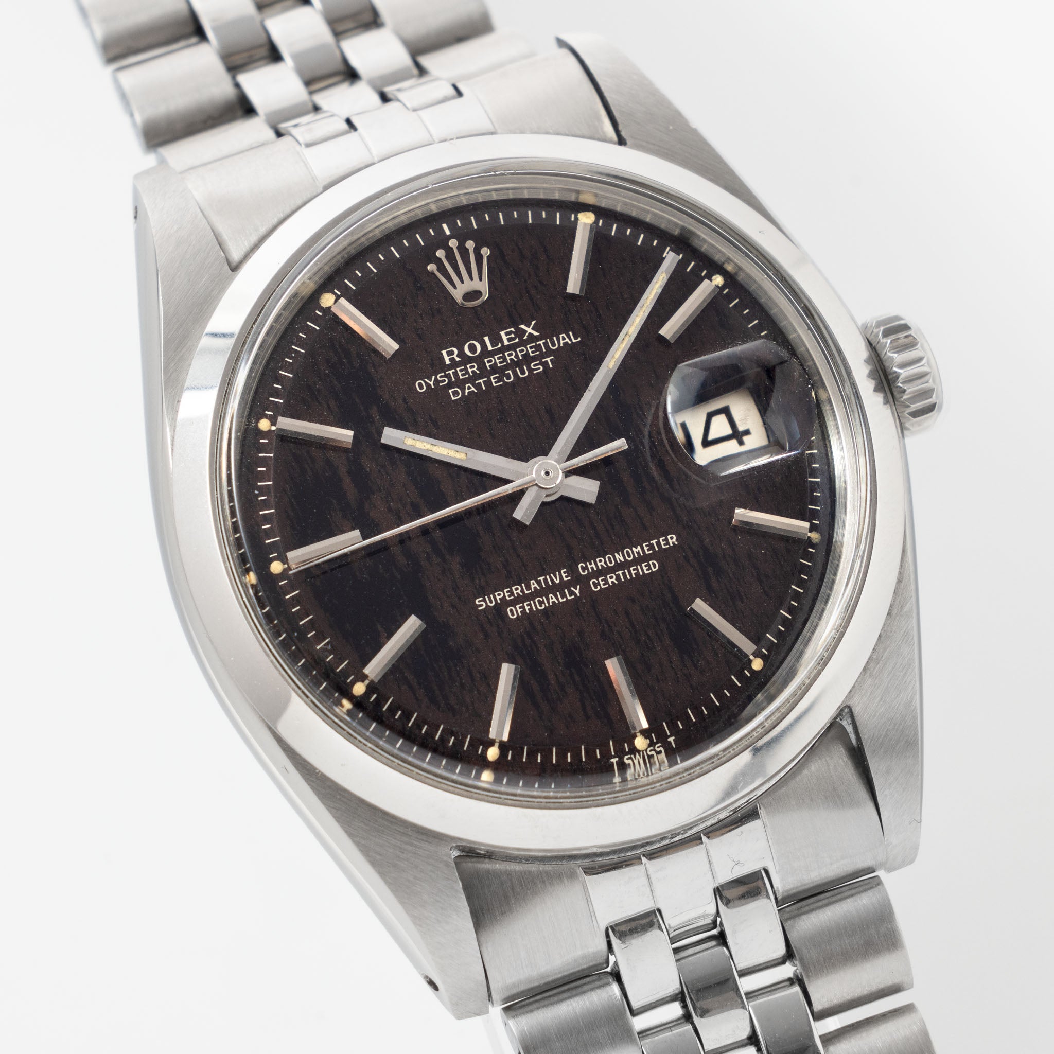 Rolex Datejust 1600 Tropical Gilt Dial with Wood Effect