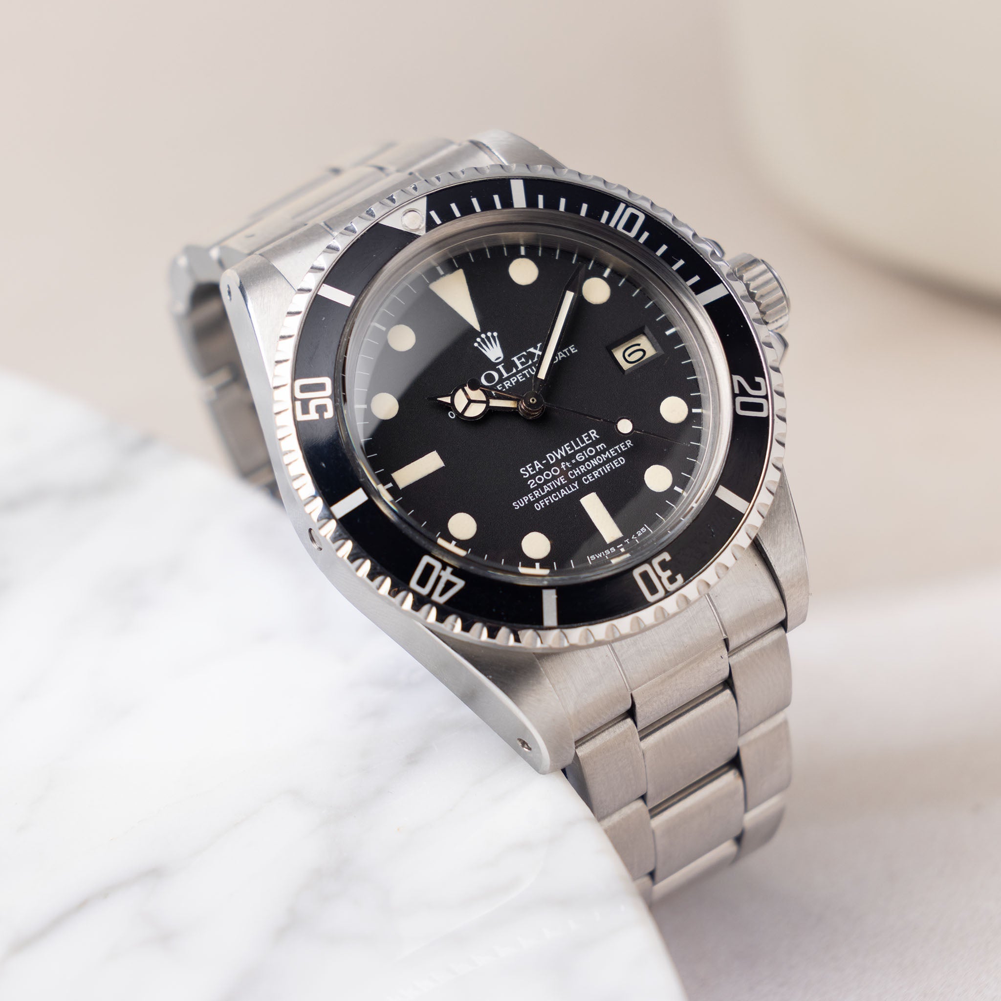 Rolex Sea-Dweller 1665 Great White MK1 Dial with Box and Papers