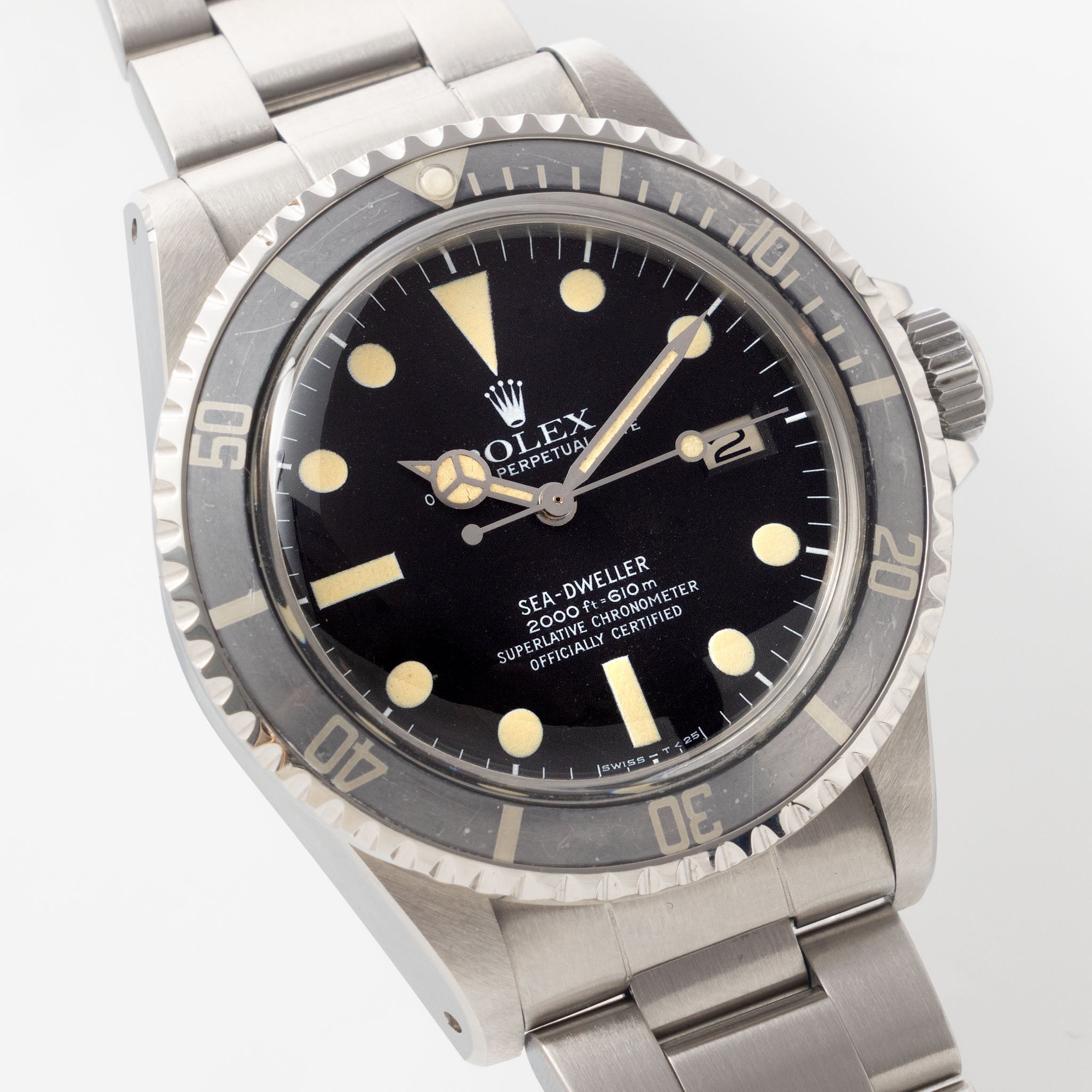 Rolex Sea-dweller 1665 MK1 Dial Ghost Bezel Box and Paper Set