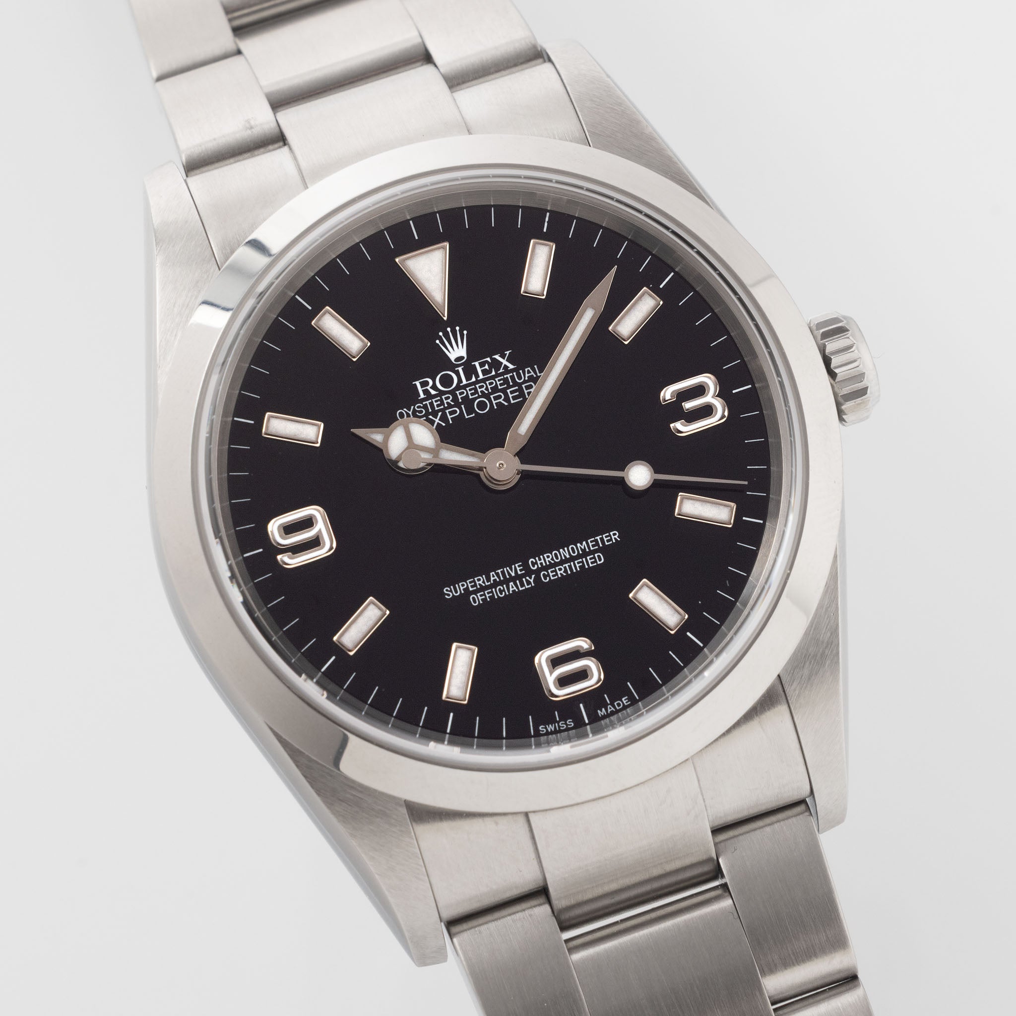 Rolex Explorer 114270 with Original Guarantee Paper