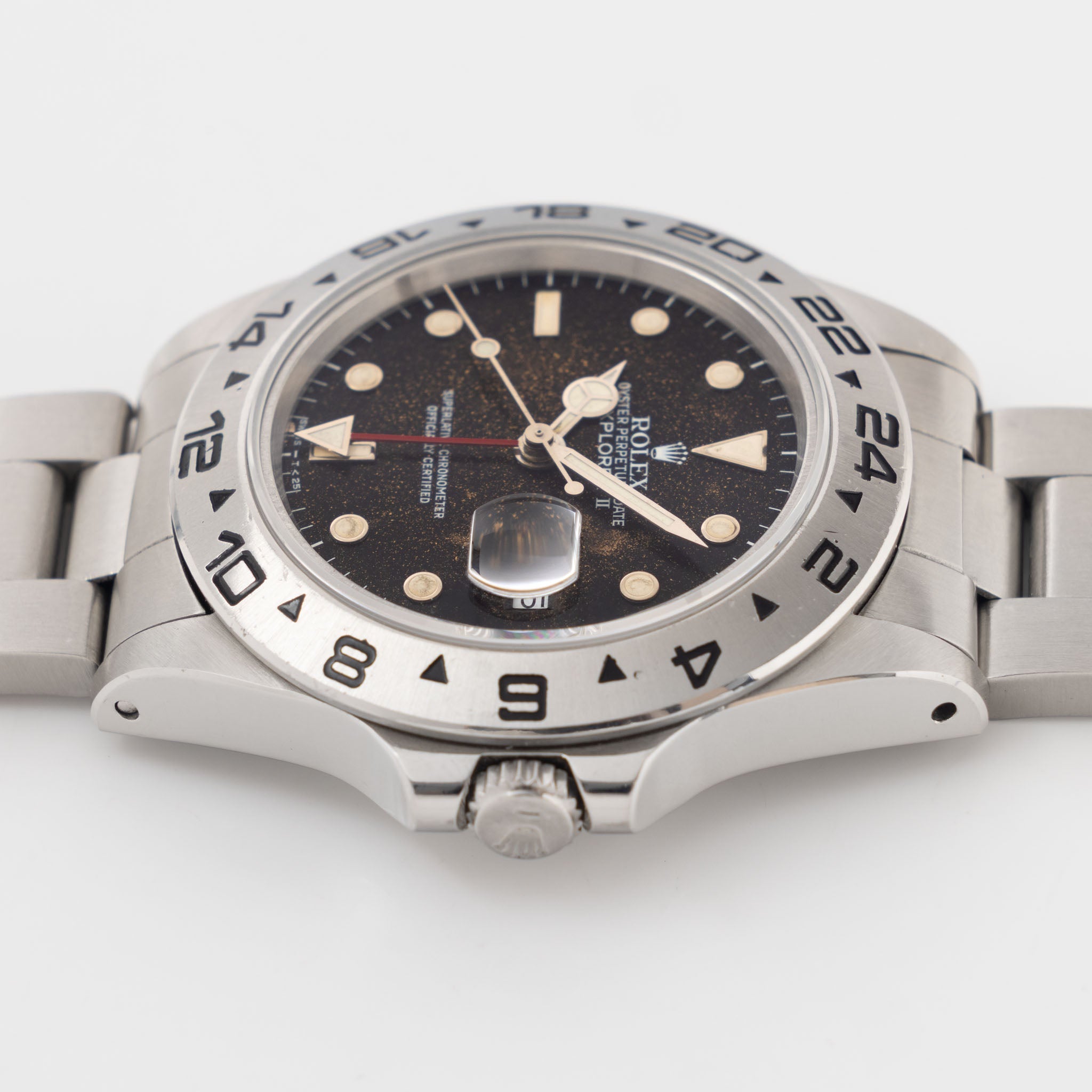Rolex Explorer II  16550 Galaxy Tropical Dial with Box and Papers