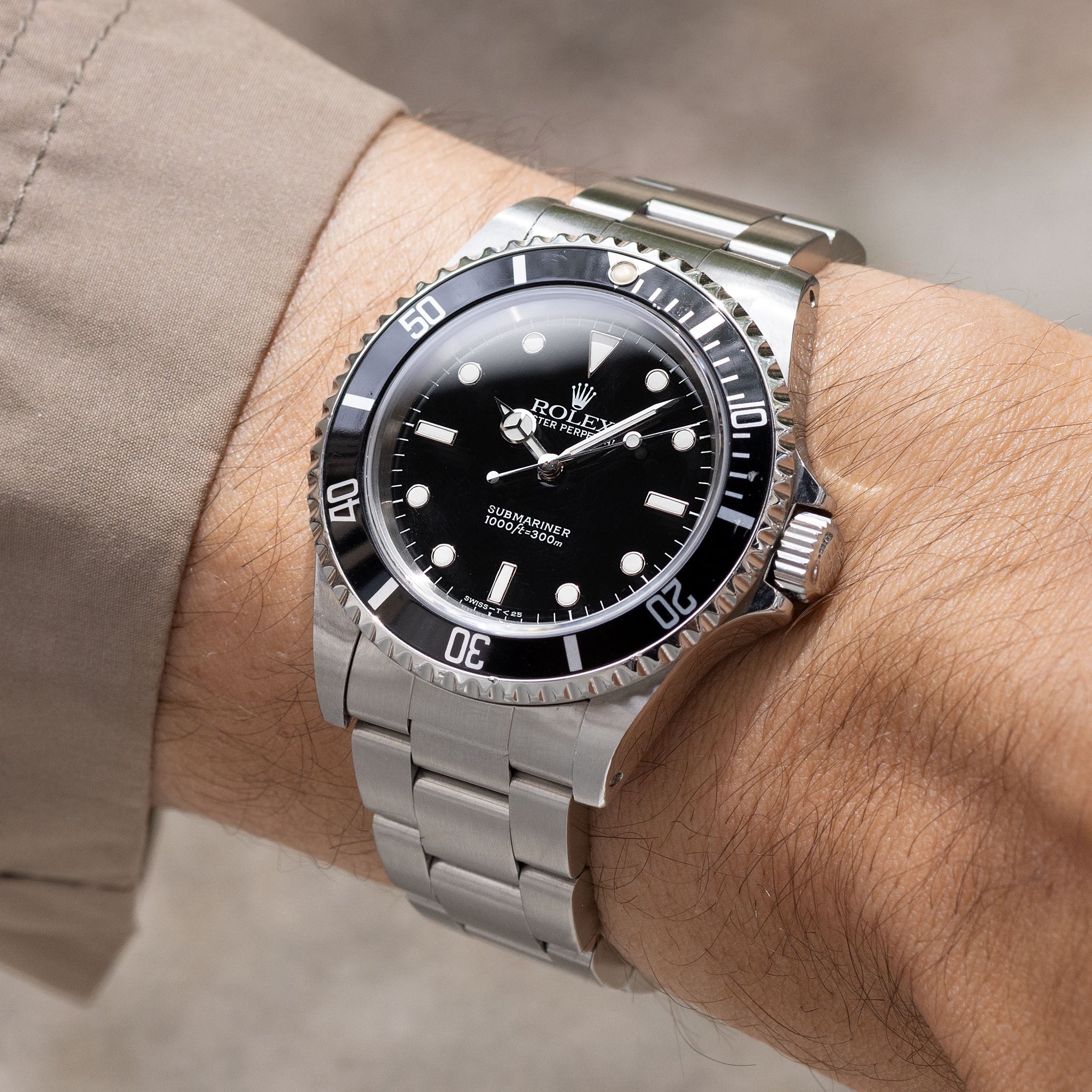 Rolex Submariner 14060 No-Date Tritium Dial
