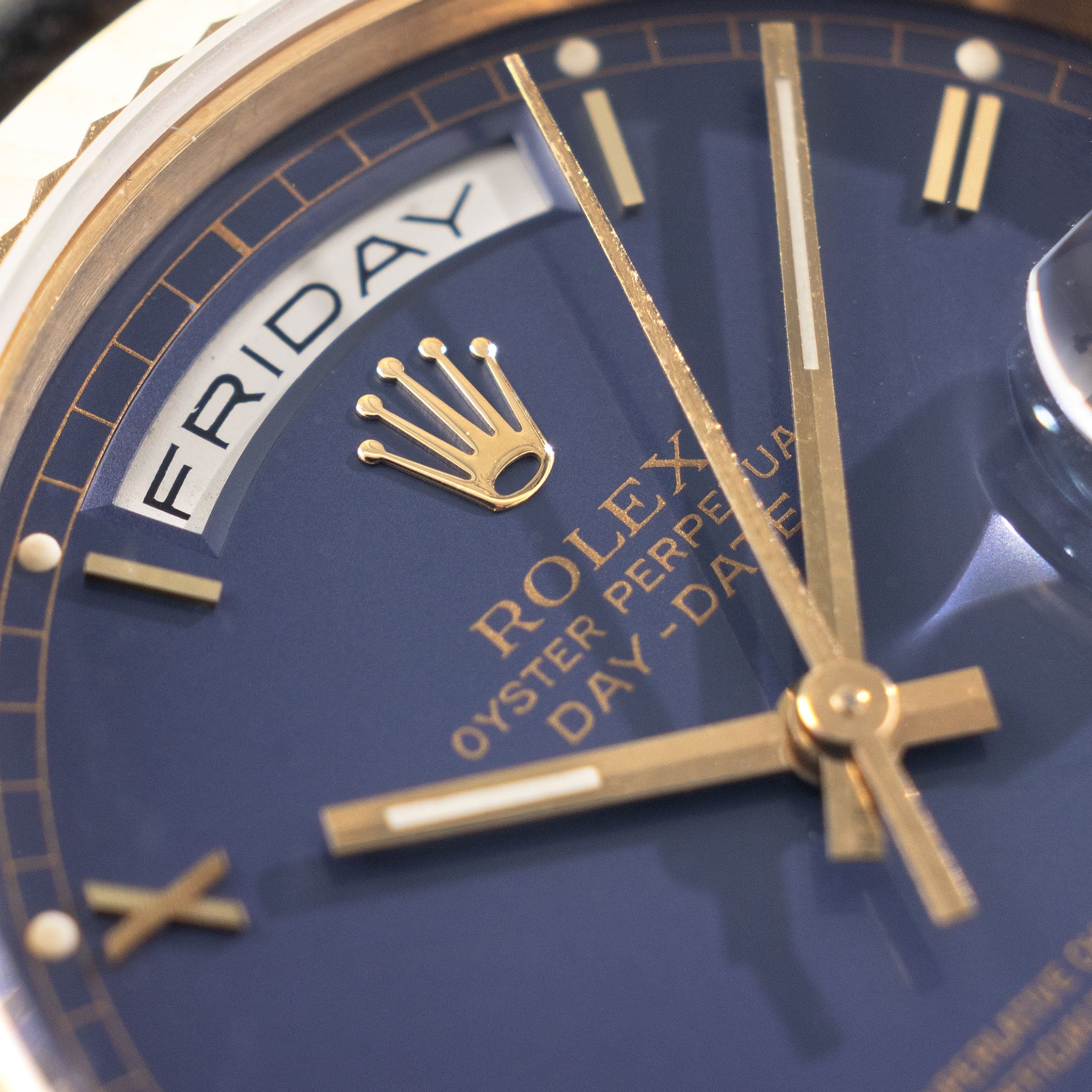 Rolex Day-Date 18238 Purple Roman Numerals Dial