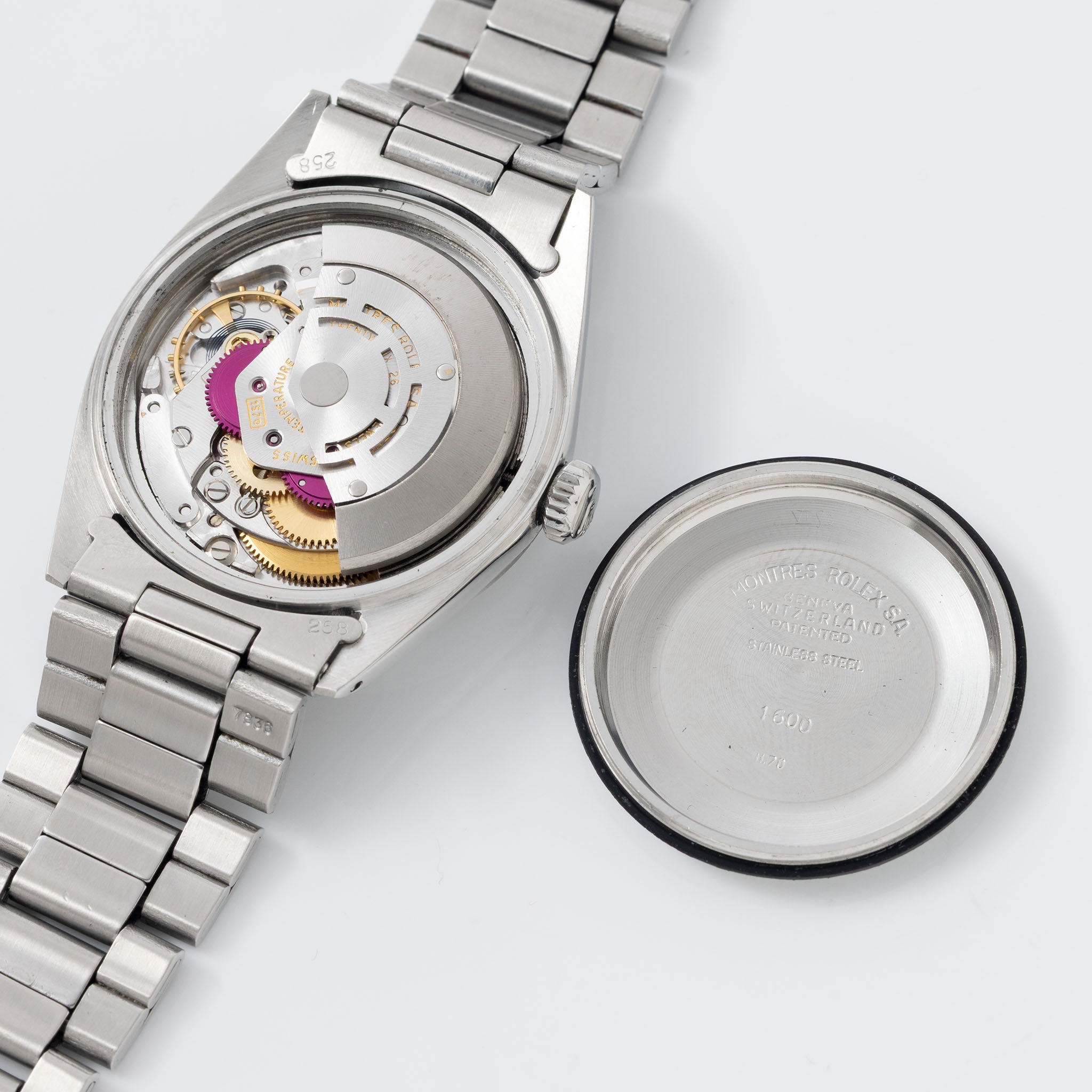 Rolex Datejust Matte silver dial ref 1600
