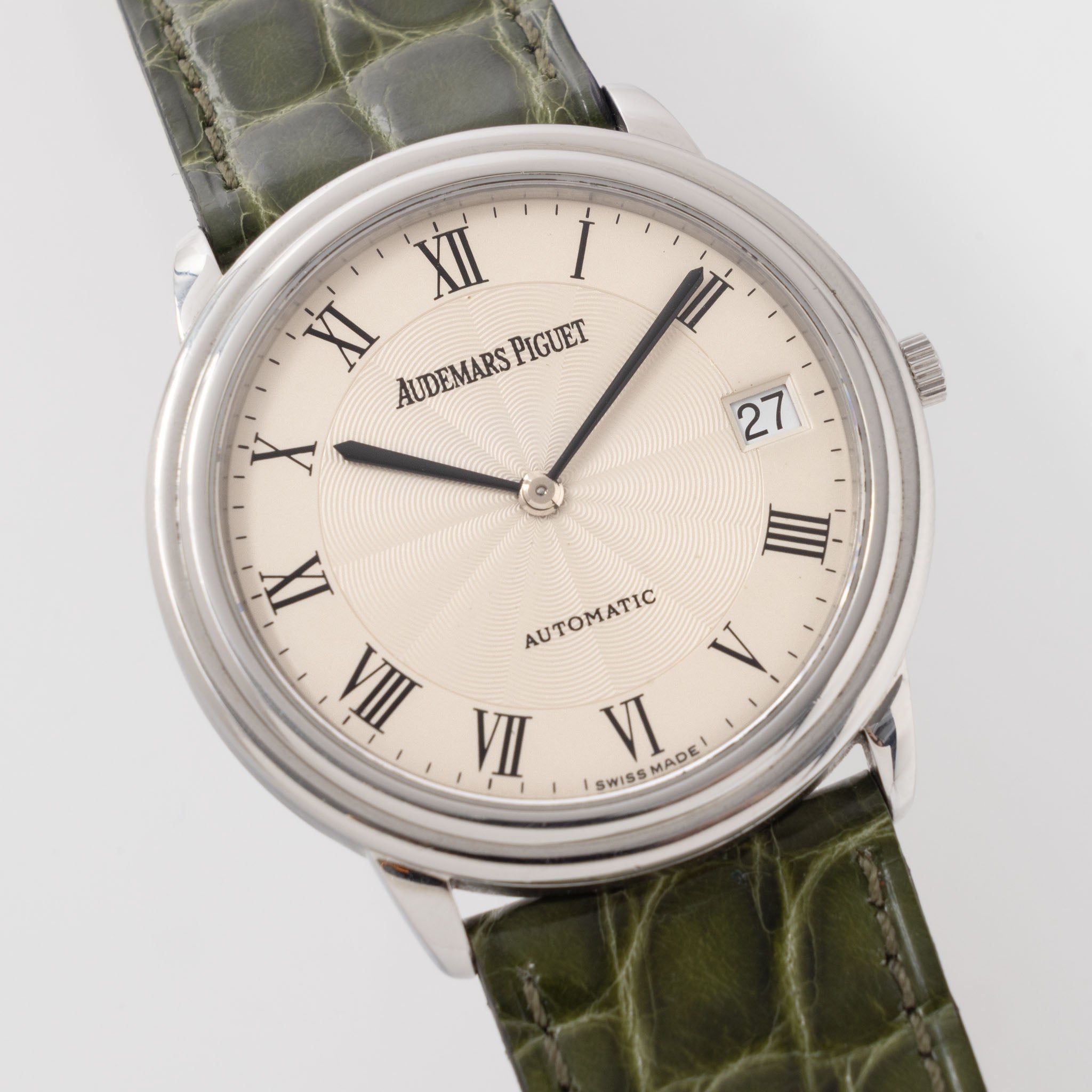 Audemars Piguet 14995ST 120 Years Anniversary Silver Dial Ultra-thin Dresswatch