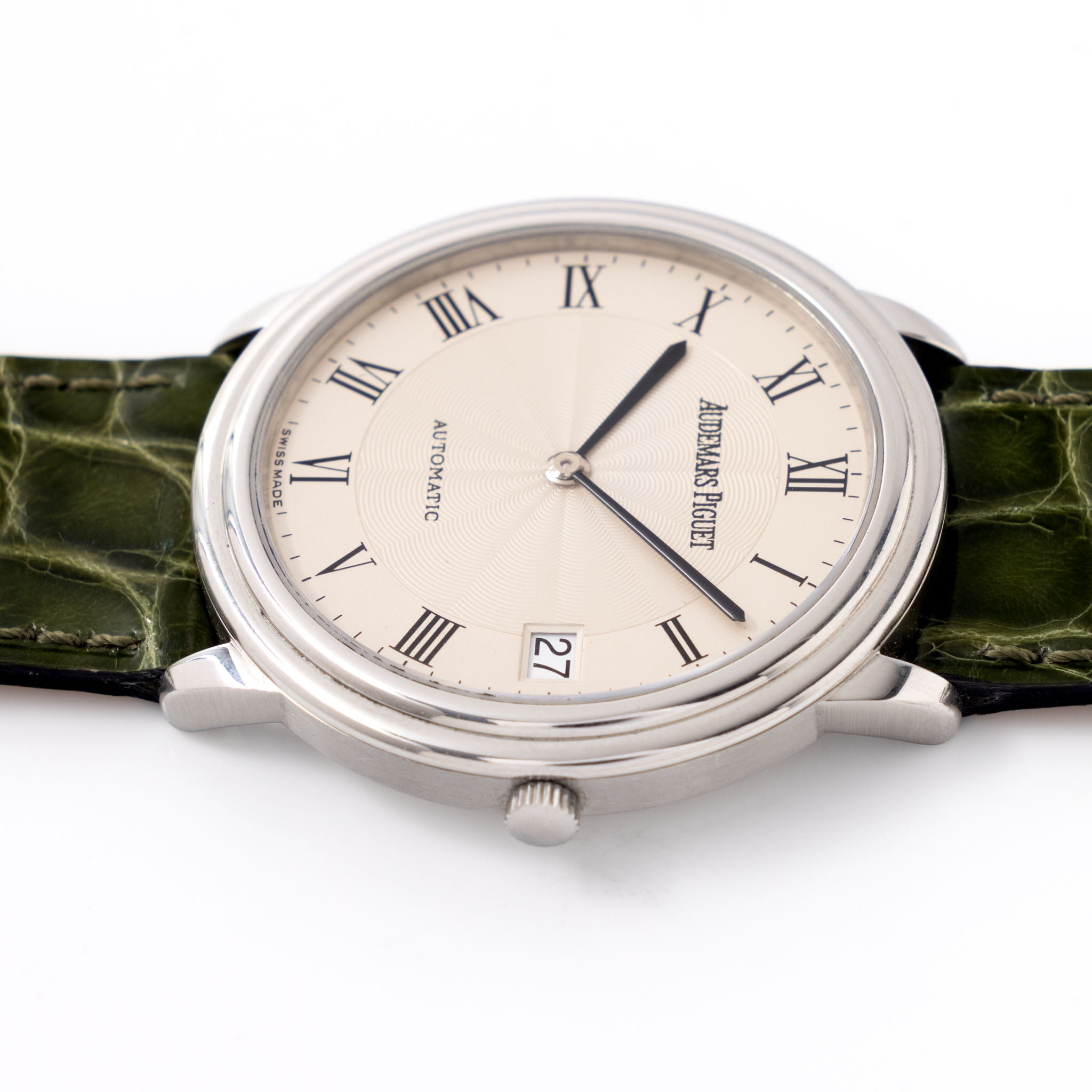 Audemars Piguet 14995ST 120 Years Anniversary Silver Dial Ultra-thin Dresswatch