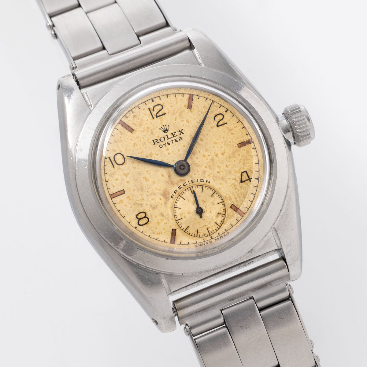 Rolex Oyster-Precision Flat Back ref. 2765 Creme Brûlée Dial