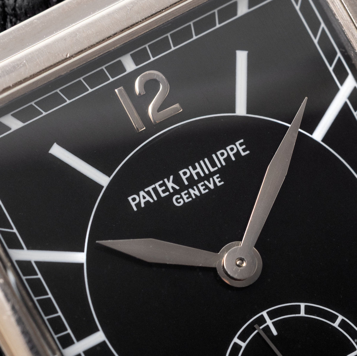 Patek Philippe Gondolo 5010G Black Dial in 18k White Gold