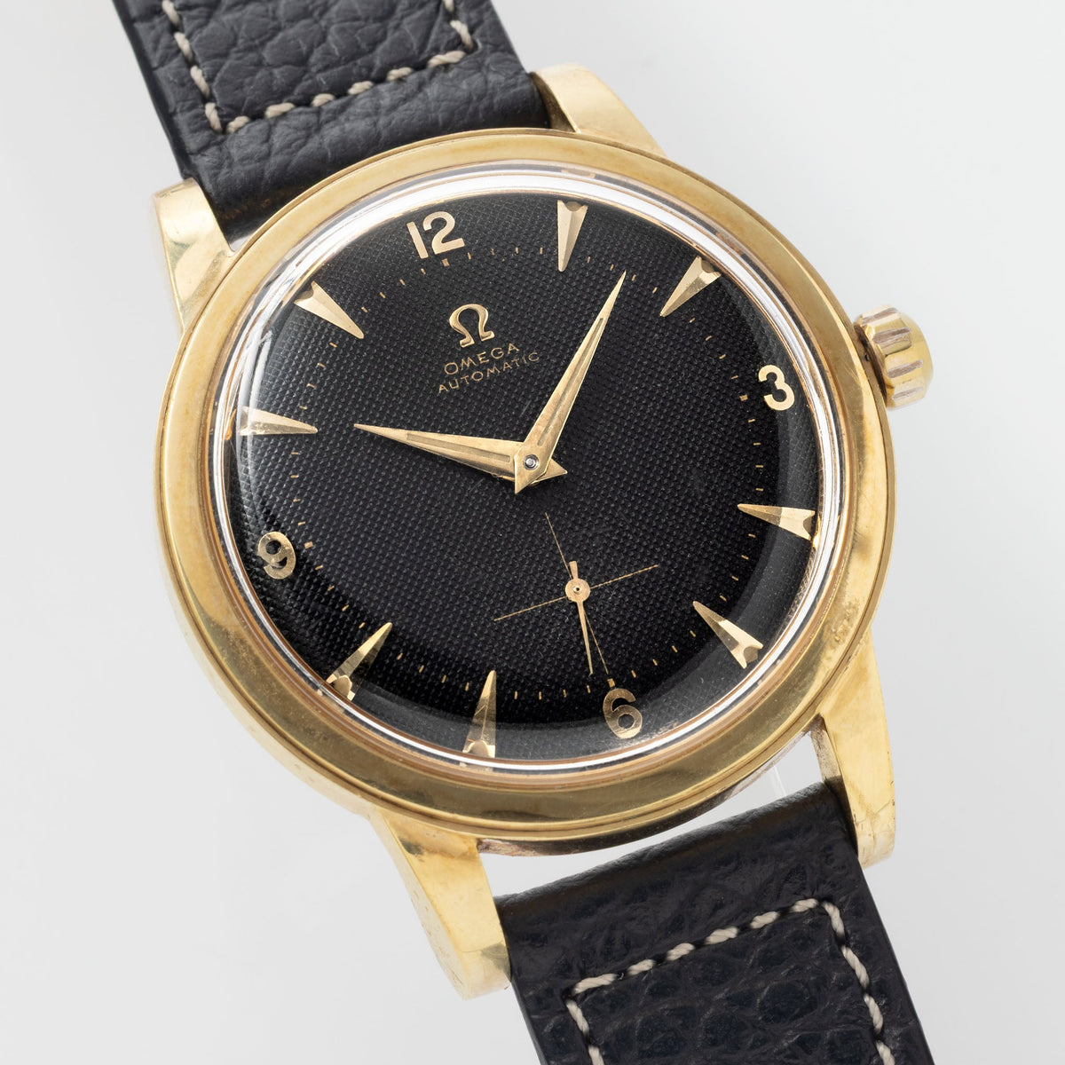 Omega Dresswatch Black Honeycomb dial ref. 2493-5 Automatic