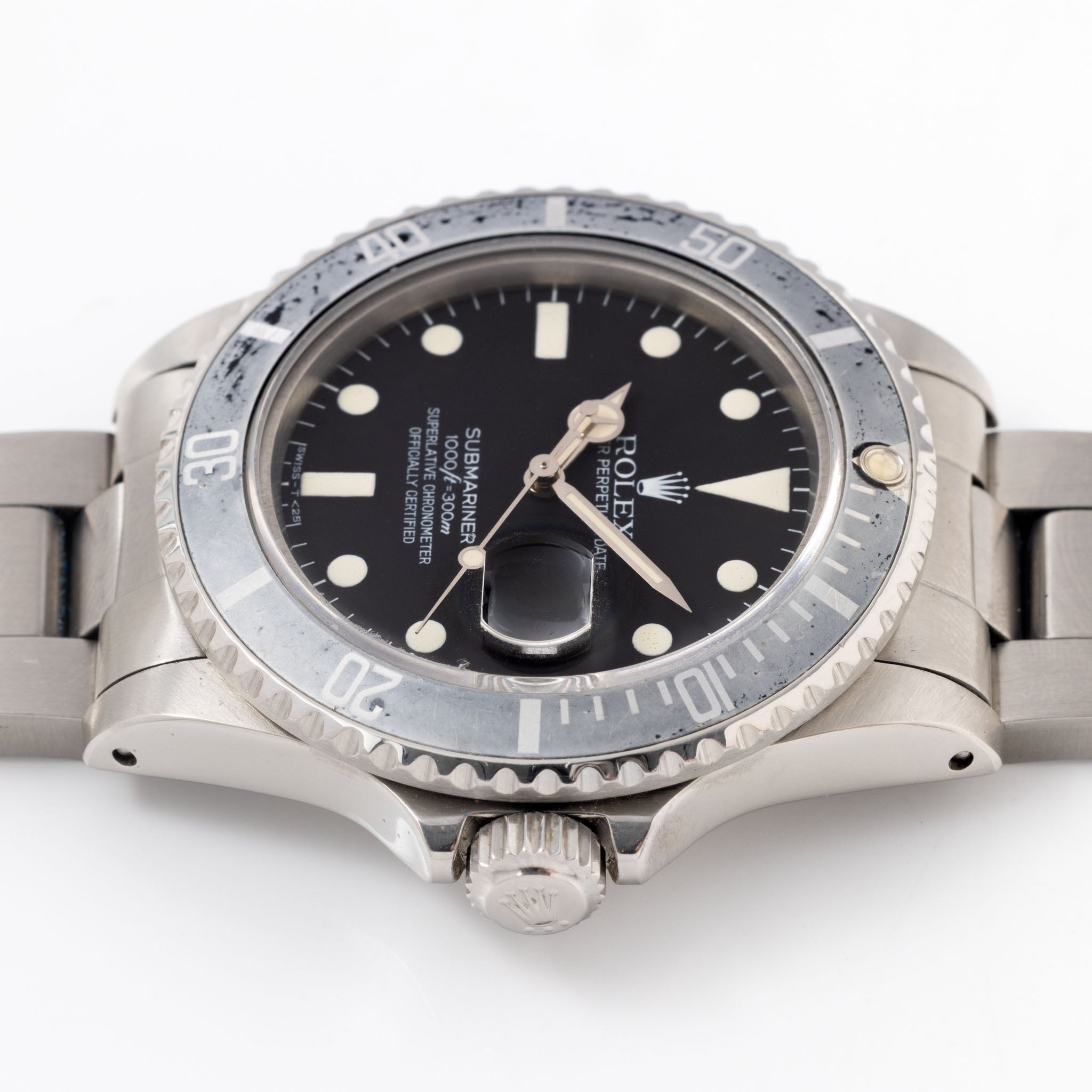 Rolex Submariner 16800 Matte Dial Ghost Bezel with Original Box and Papers