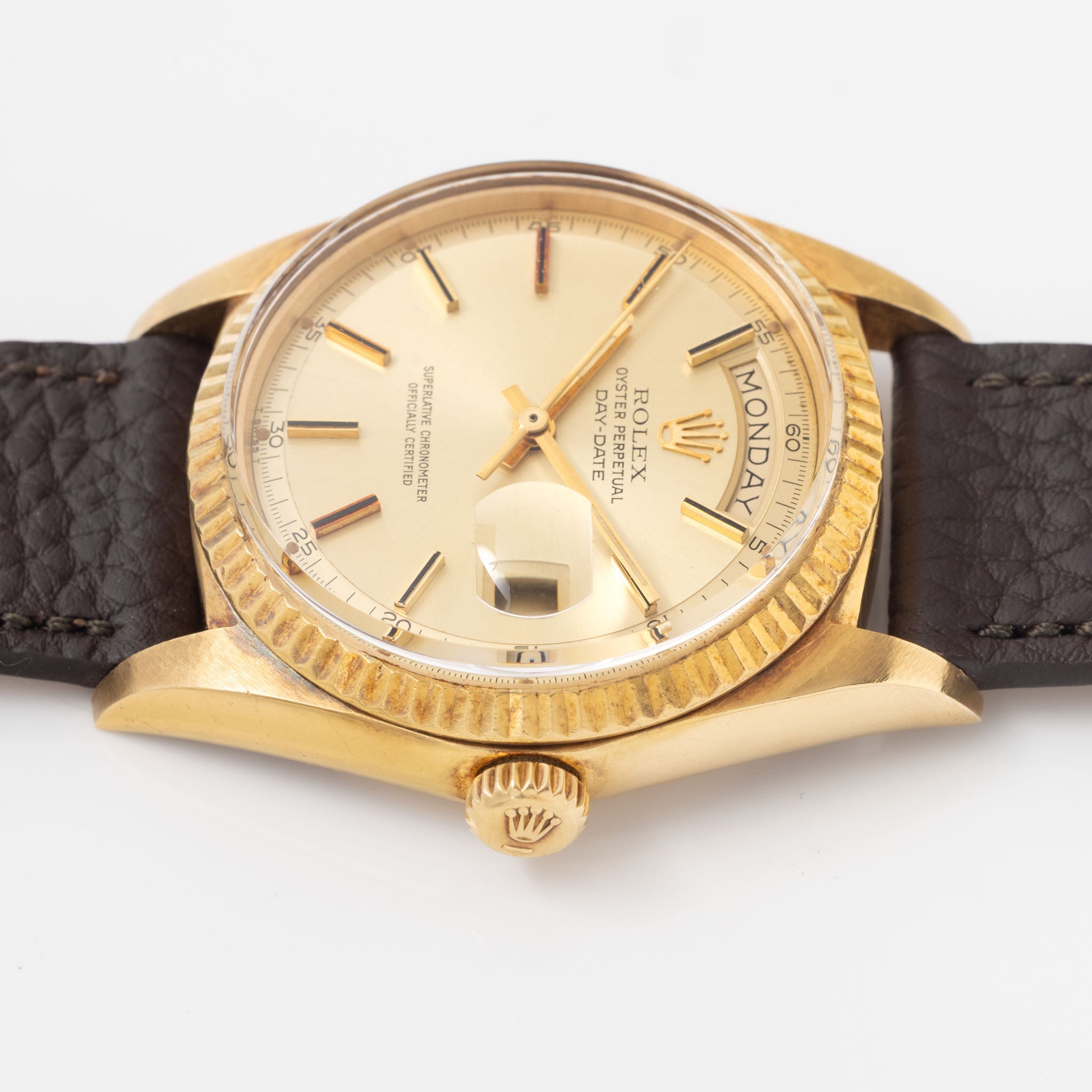 Rolex Day-Date 1803 Champagne Dial in 18k Yellow Gold