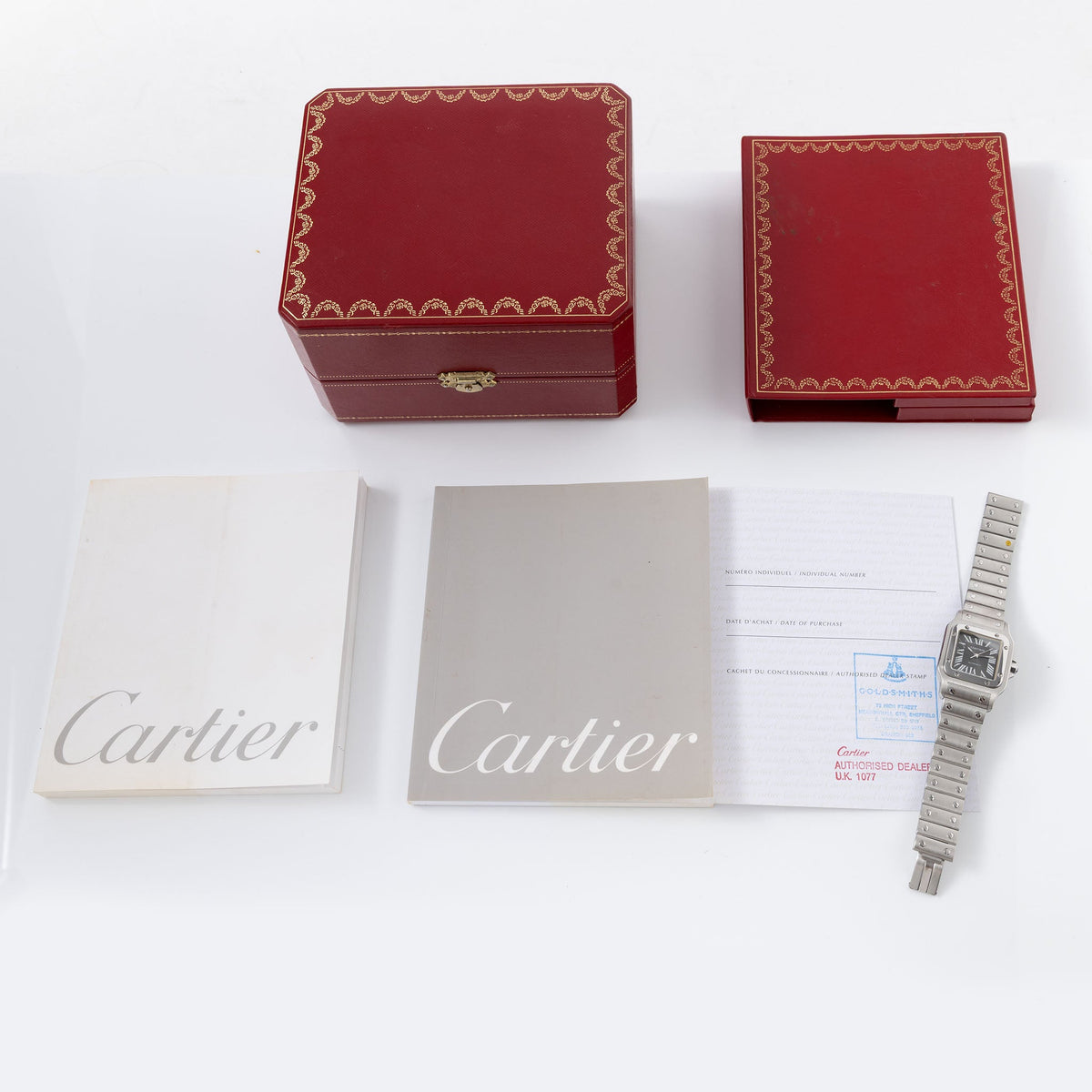 Cartier Santos Galbeé ref. 2319 SIHH Slate Grey Dial with Box and Original Guarantee Paper “Limited edition”