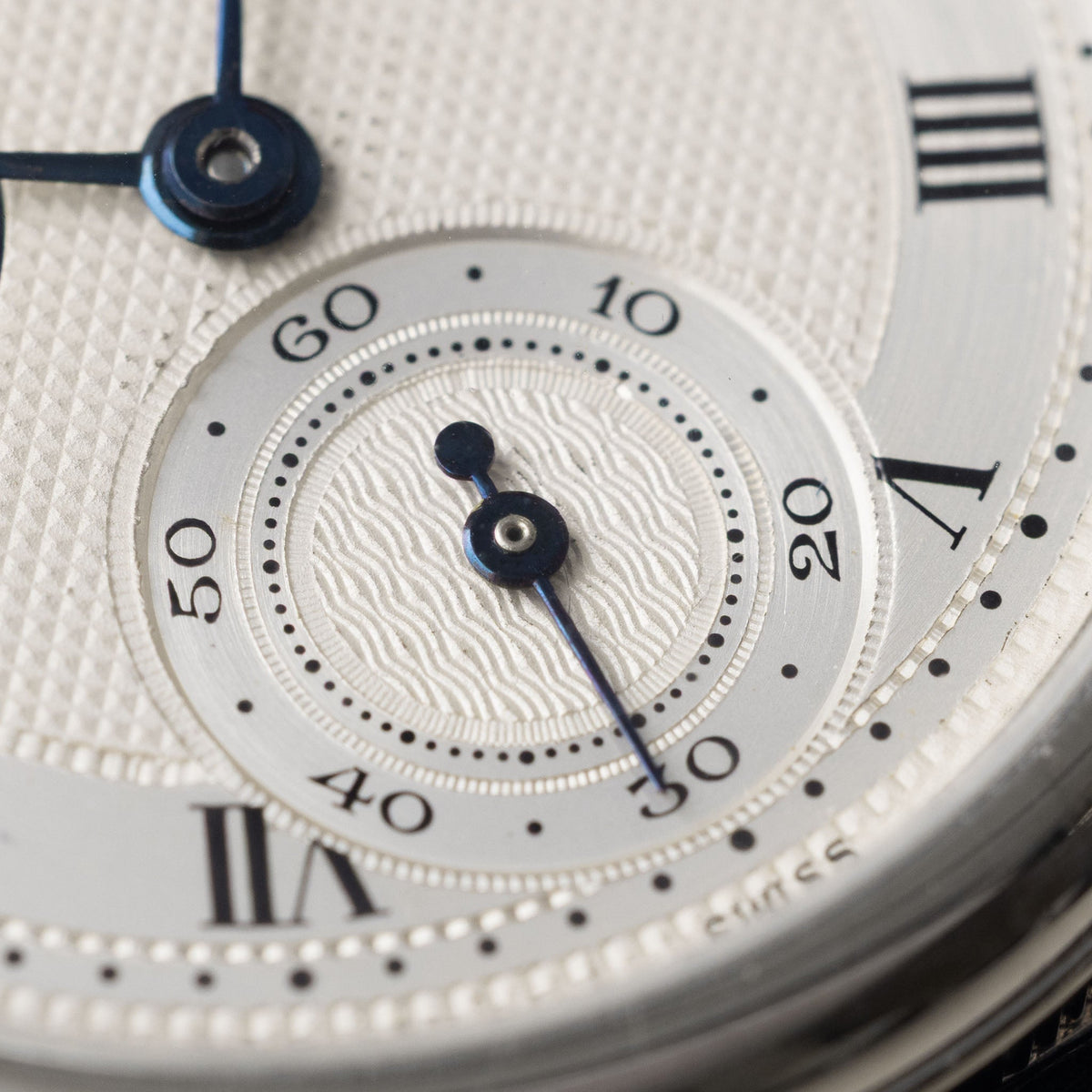 Breguet Classique Moonphase Ref. 3280BB Guilloché Dial in 18k white gold